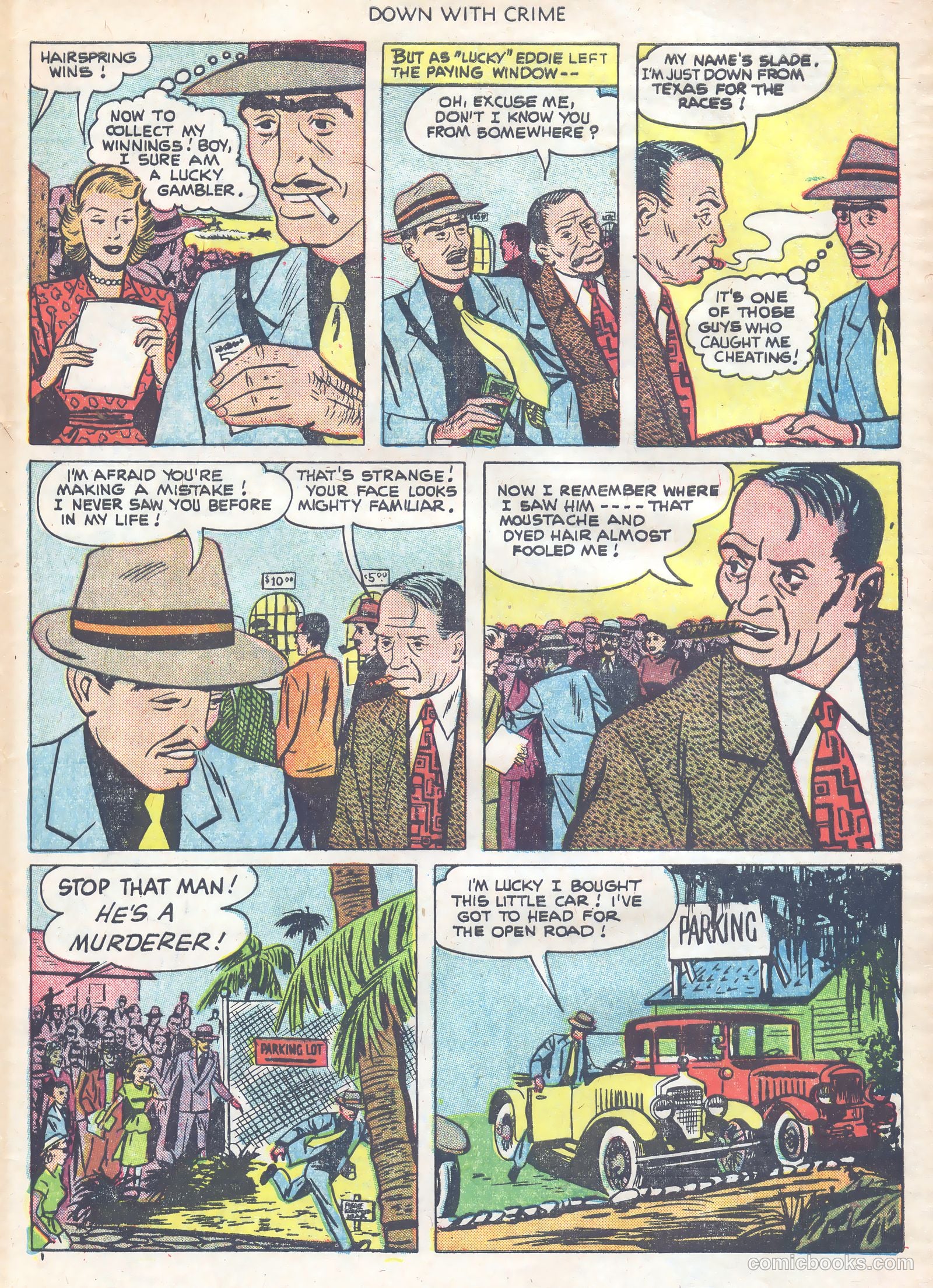 Down with Crime #1 (1951) — page 33 of 36