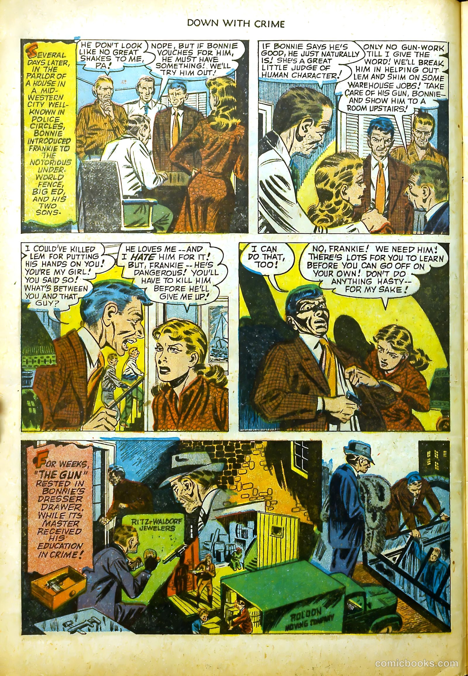 Down with Crime #3 (1952) — page 8 of 36