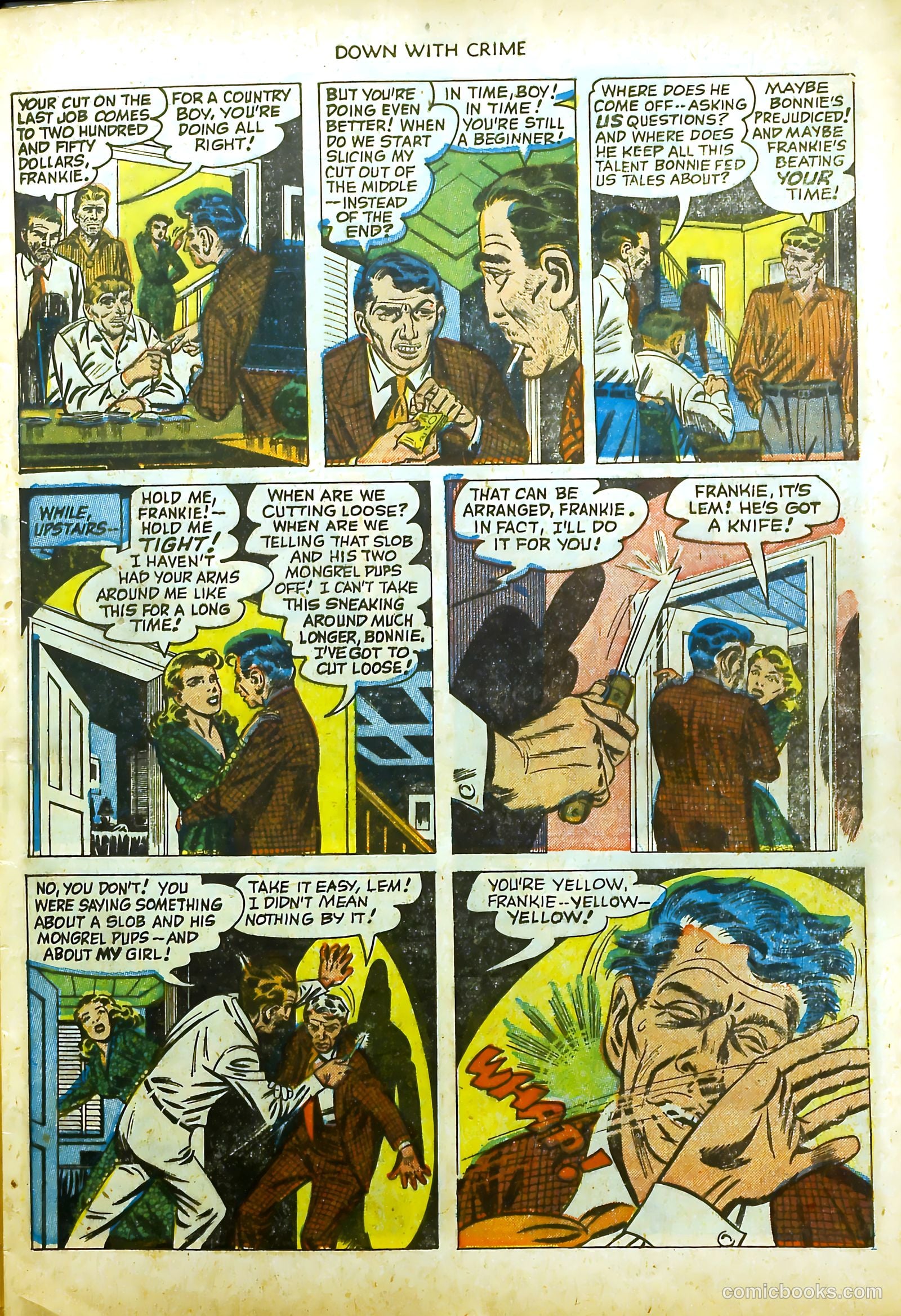 Down with Crime #3 (1952) — page 9 of 36