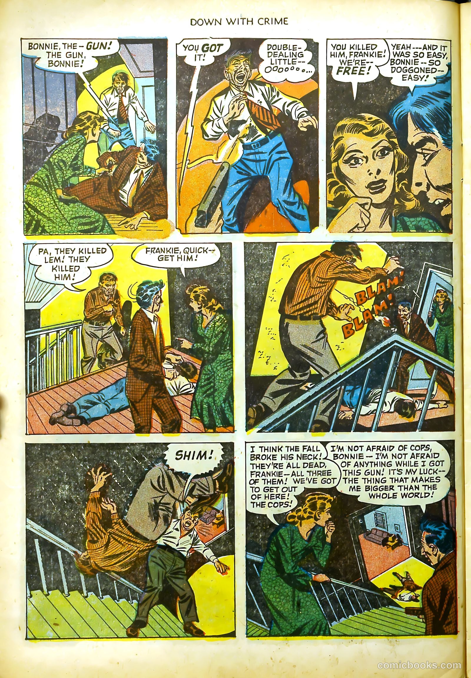 Down with Crime #3 (1952) — page 10 of 36