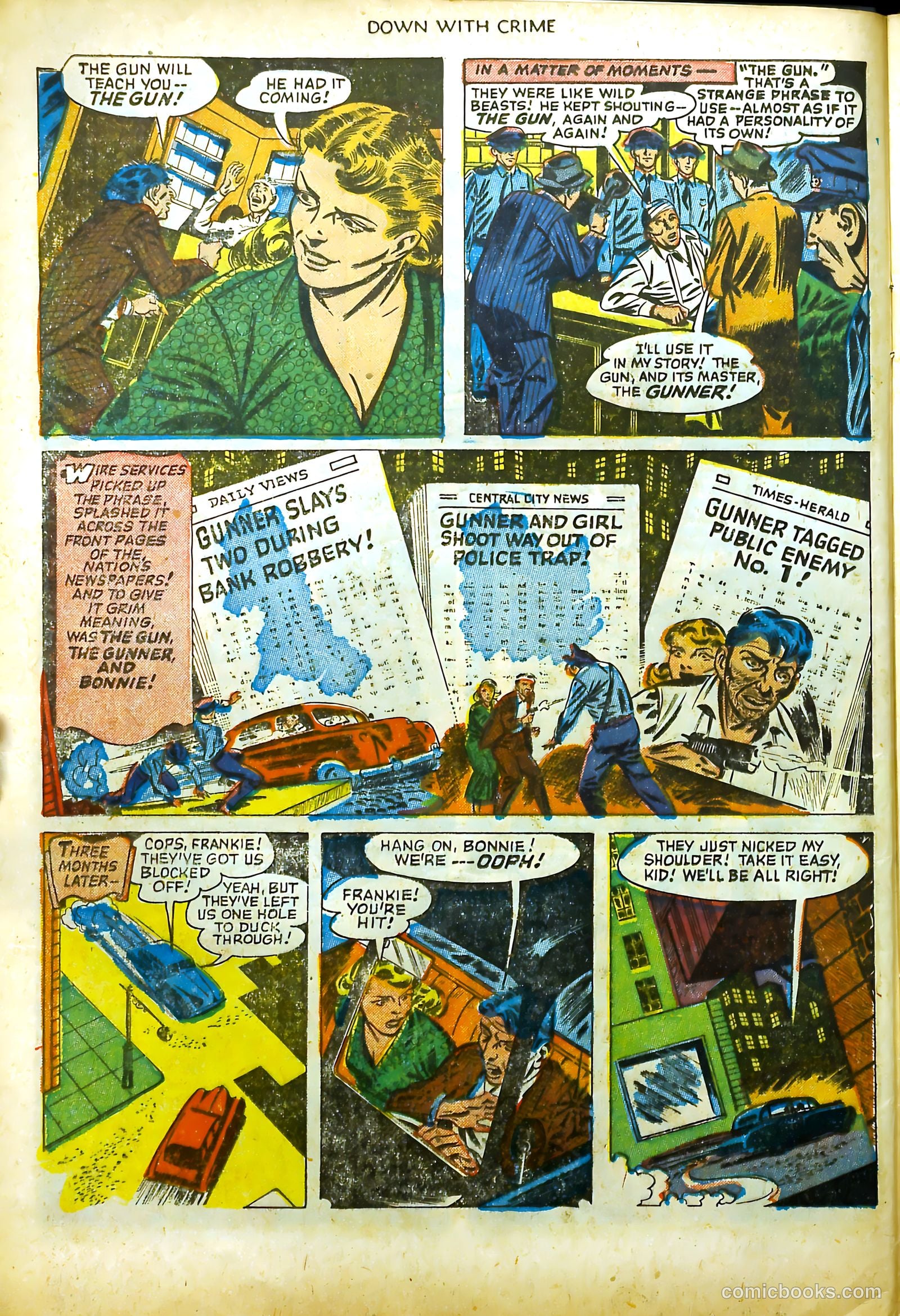 Down with Crime #3 (1952) — page 12 of 36