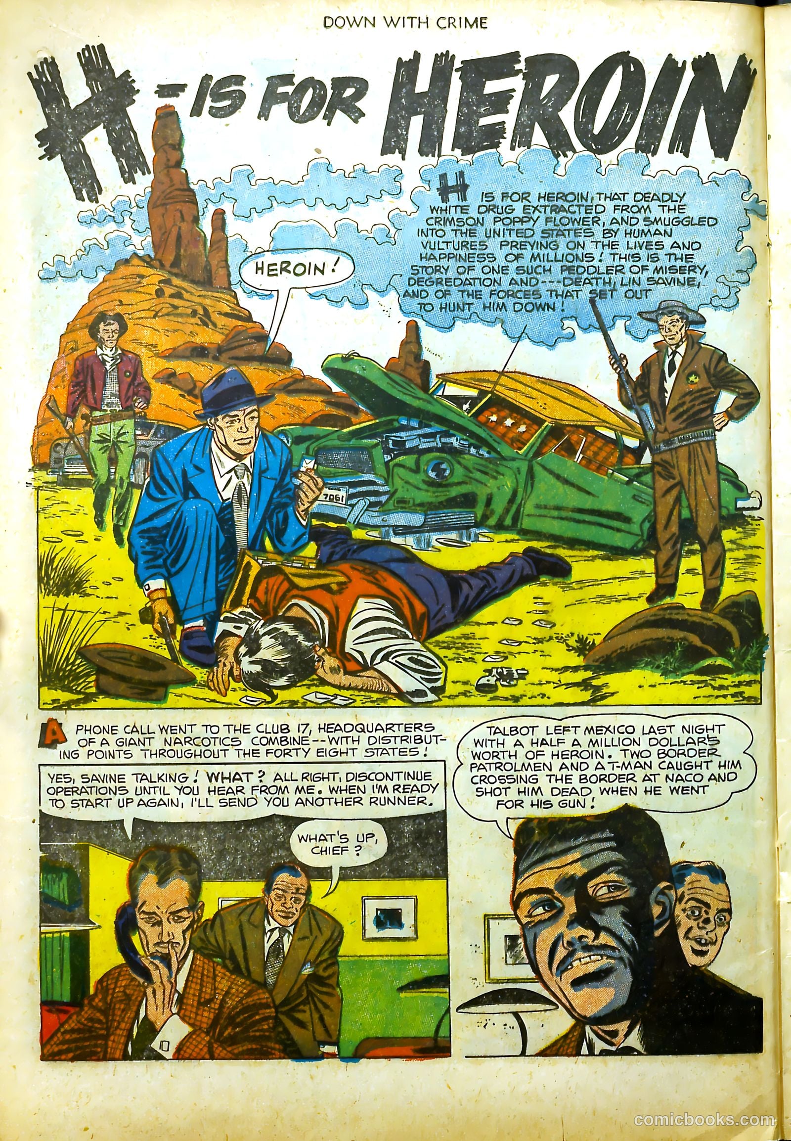 Down with Crime #3 (1952) — page 16 of 36