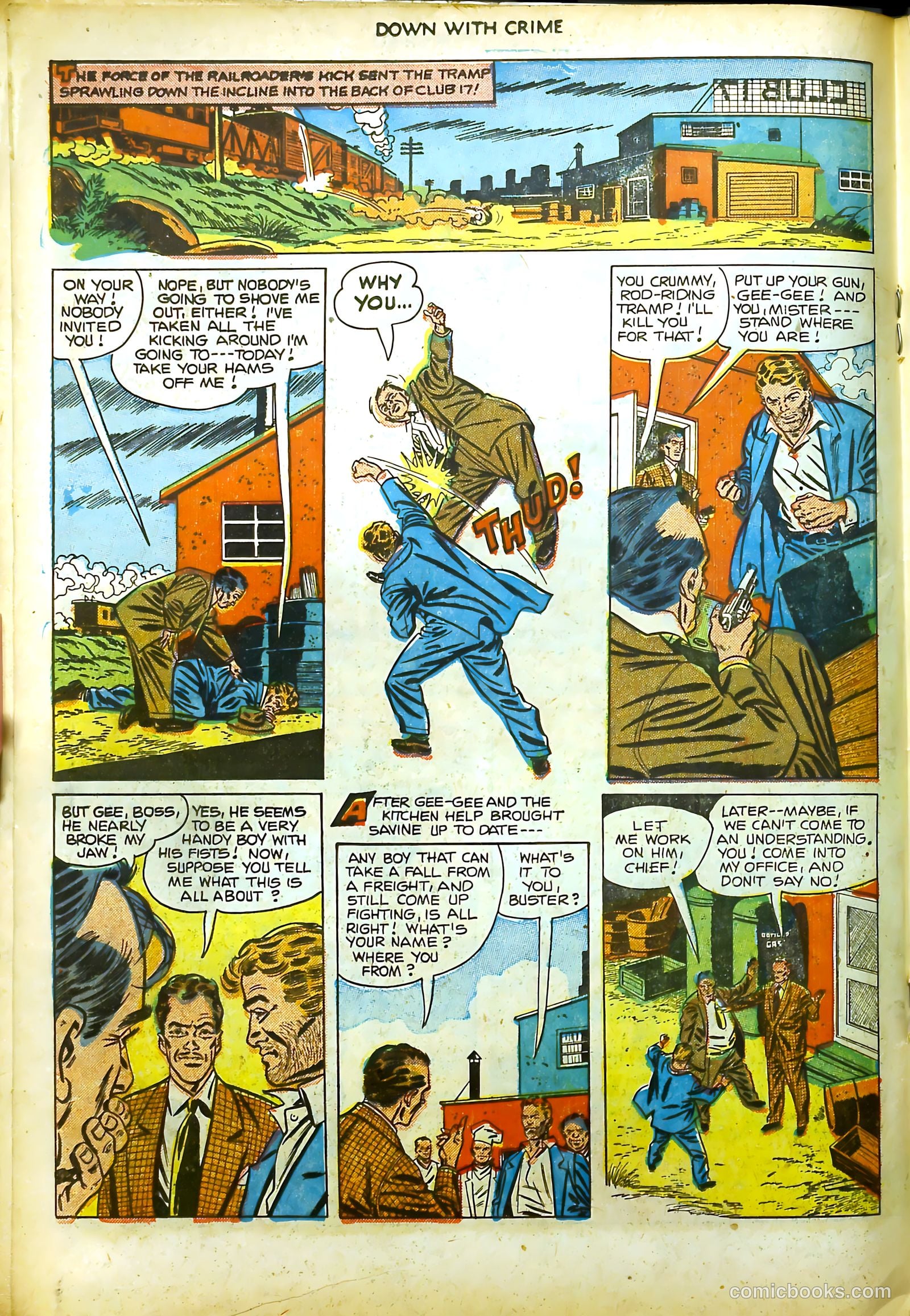 Down with Crime #3 (1952) — page 18 of 36