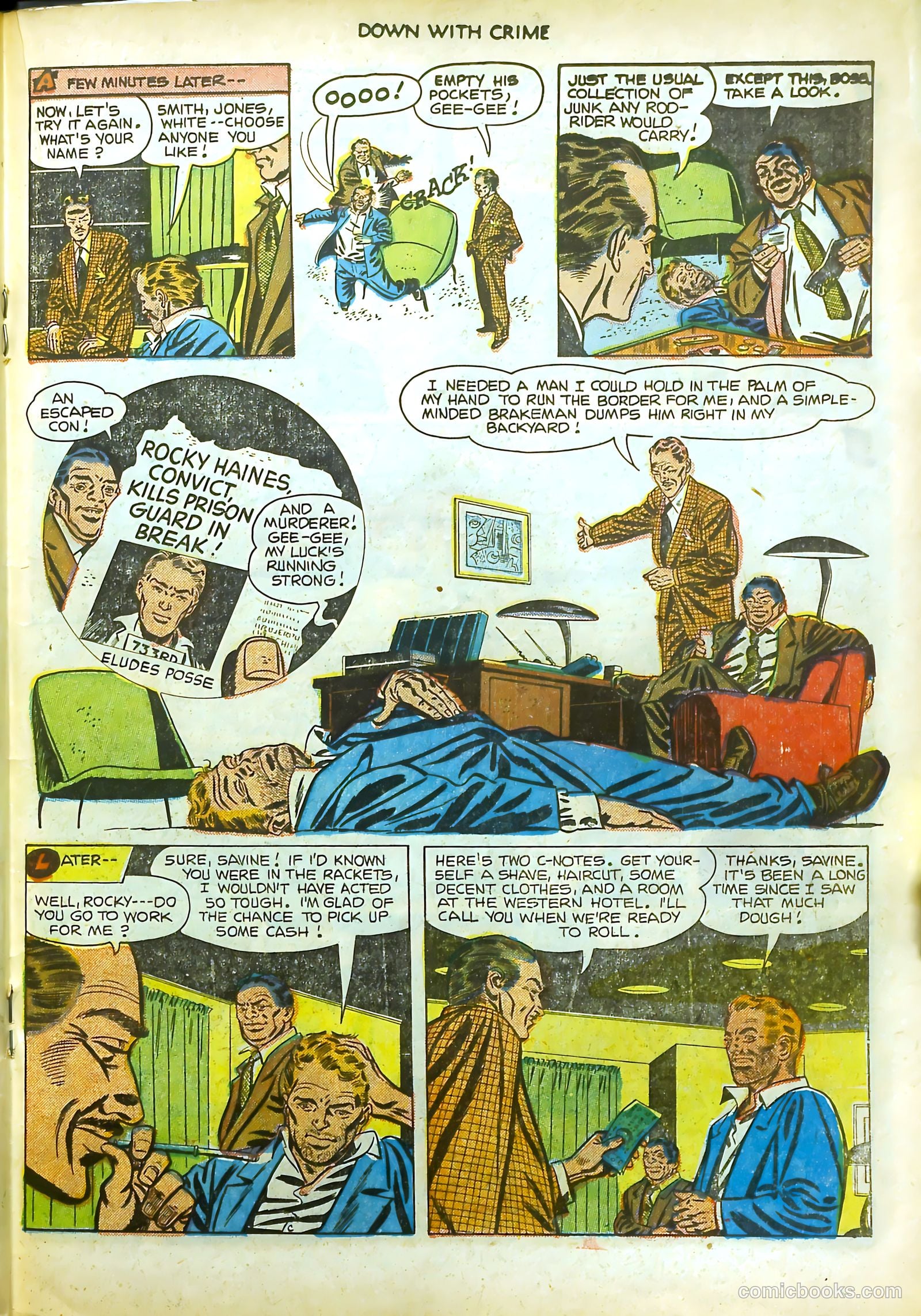 Down with Crime #3 (1952) — page 19 of 36