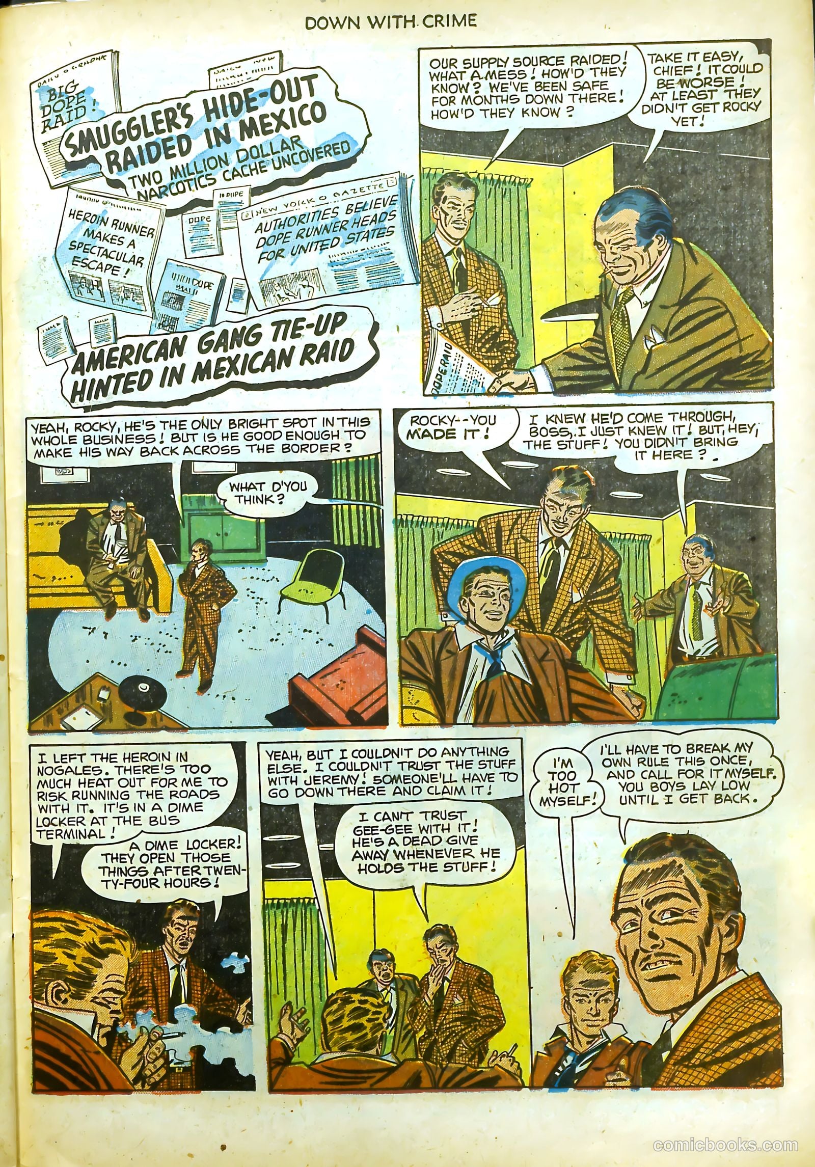 Down with Crime #3 (1952) — page 23 of 36