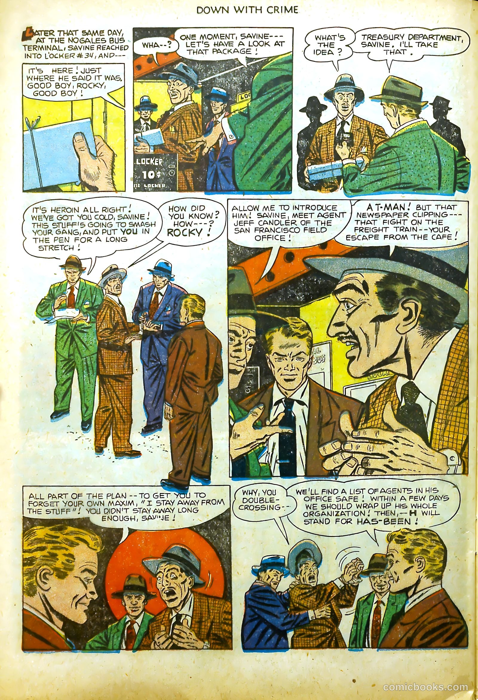 Down with Crime #3 (1952) — page 24 of 36