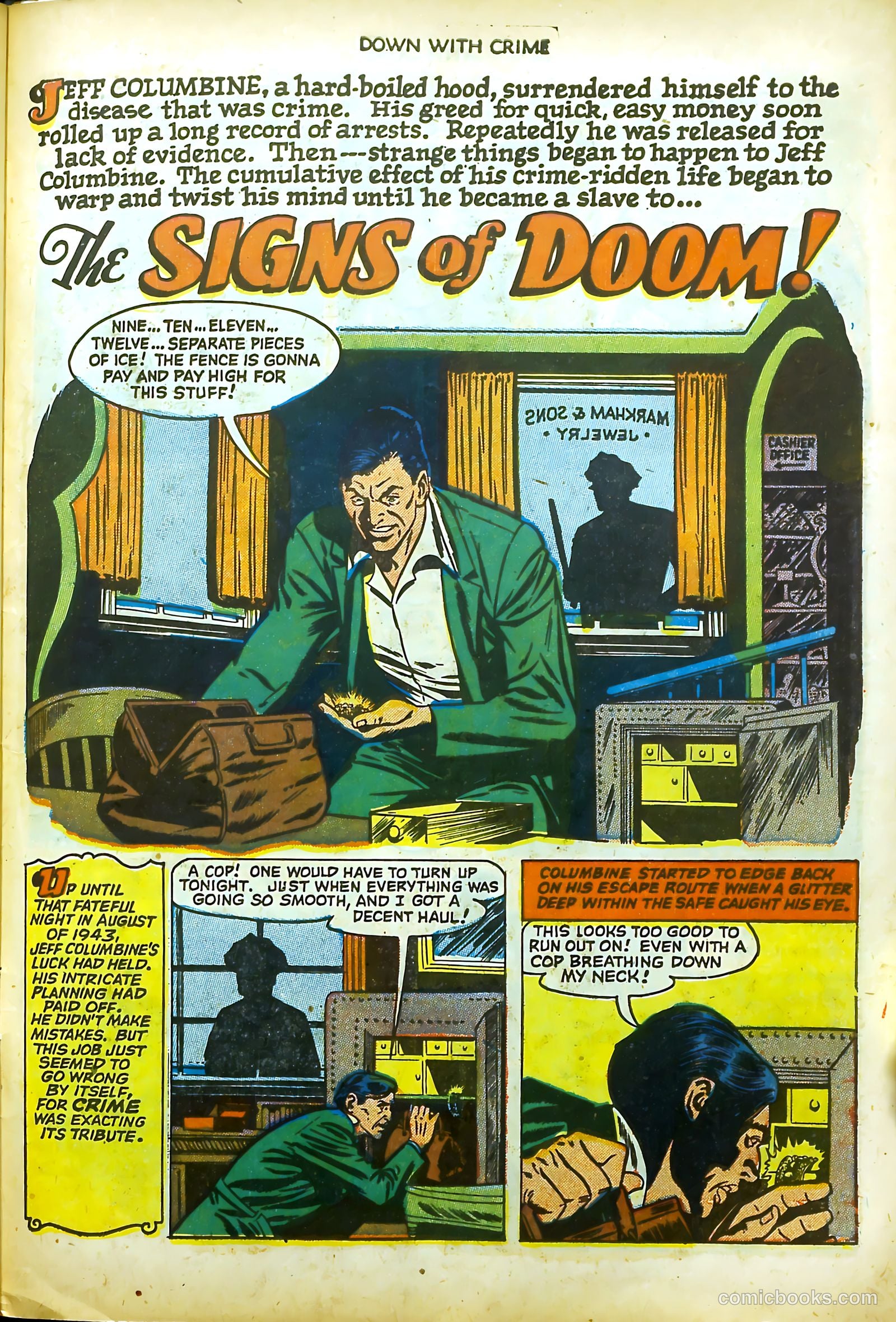 Down with Crime #3 (1952) — page 27 of 36