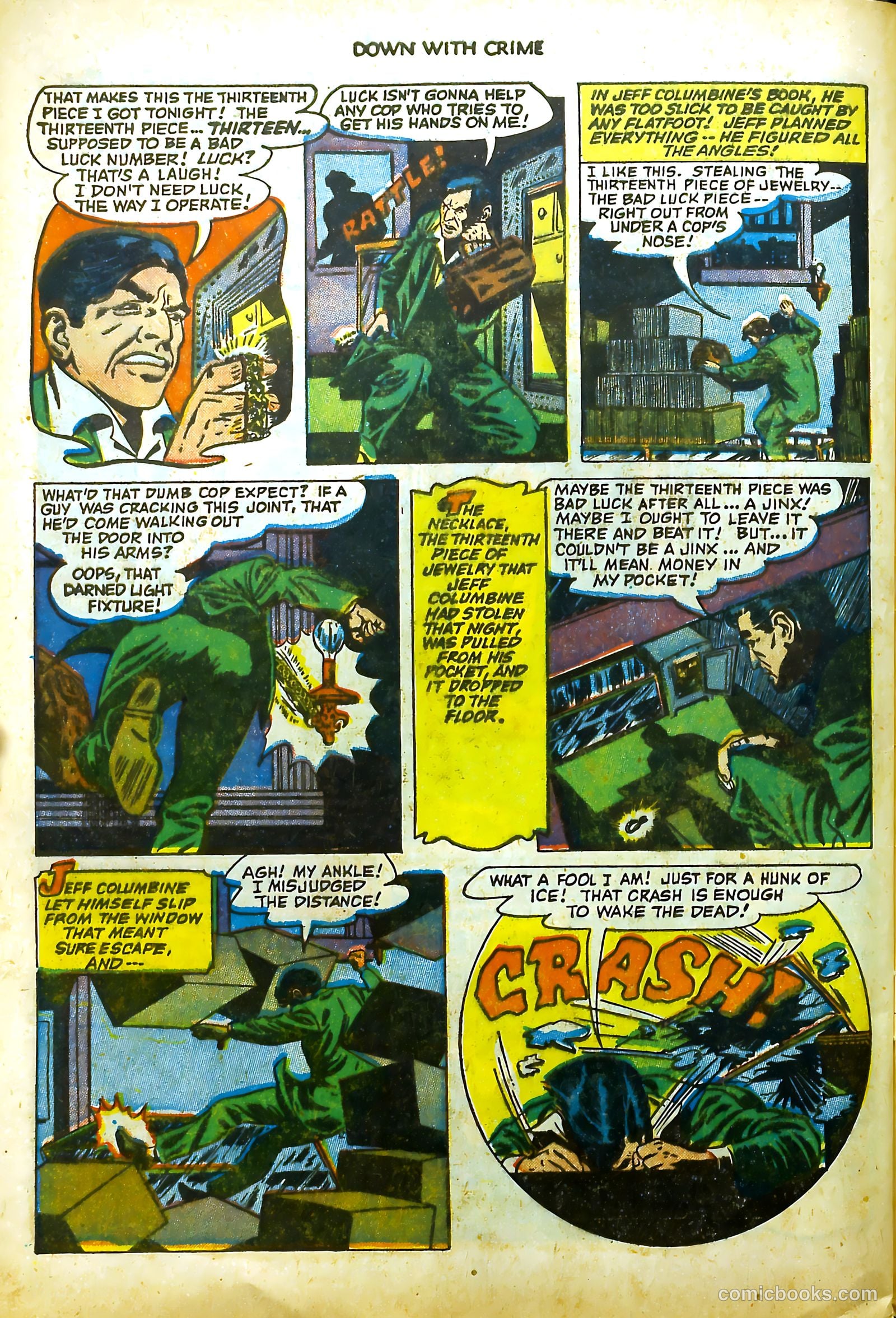 Down with Crime #3 (1952) — page 28 of 36