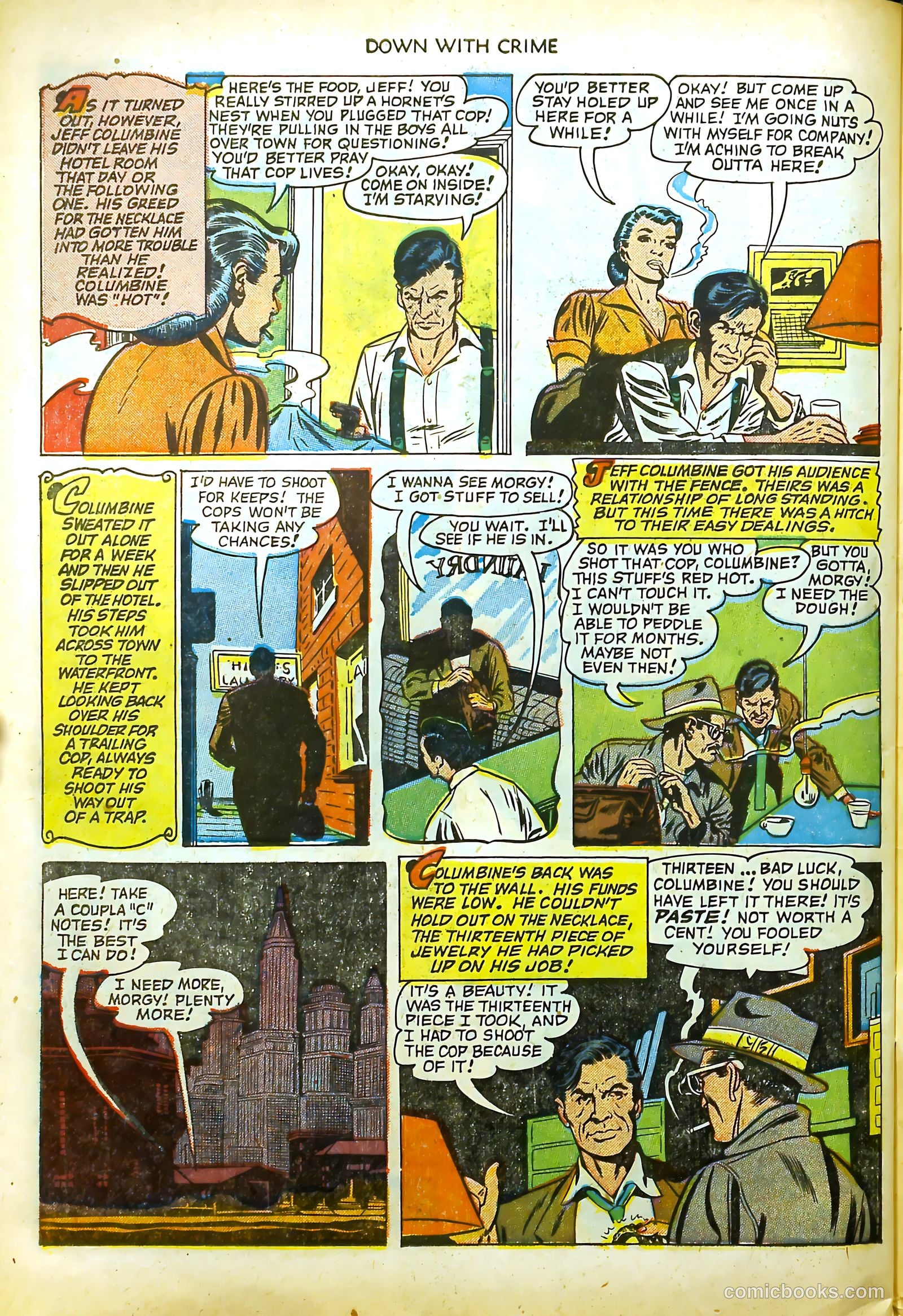 Down with Crime #3 (1952) — page 30 of 36