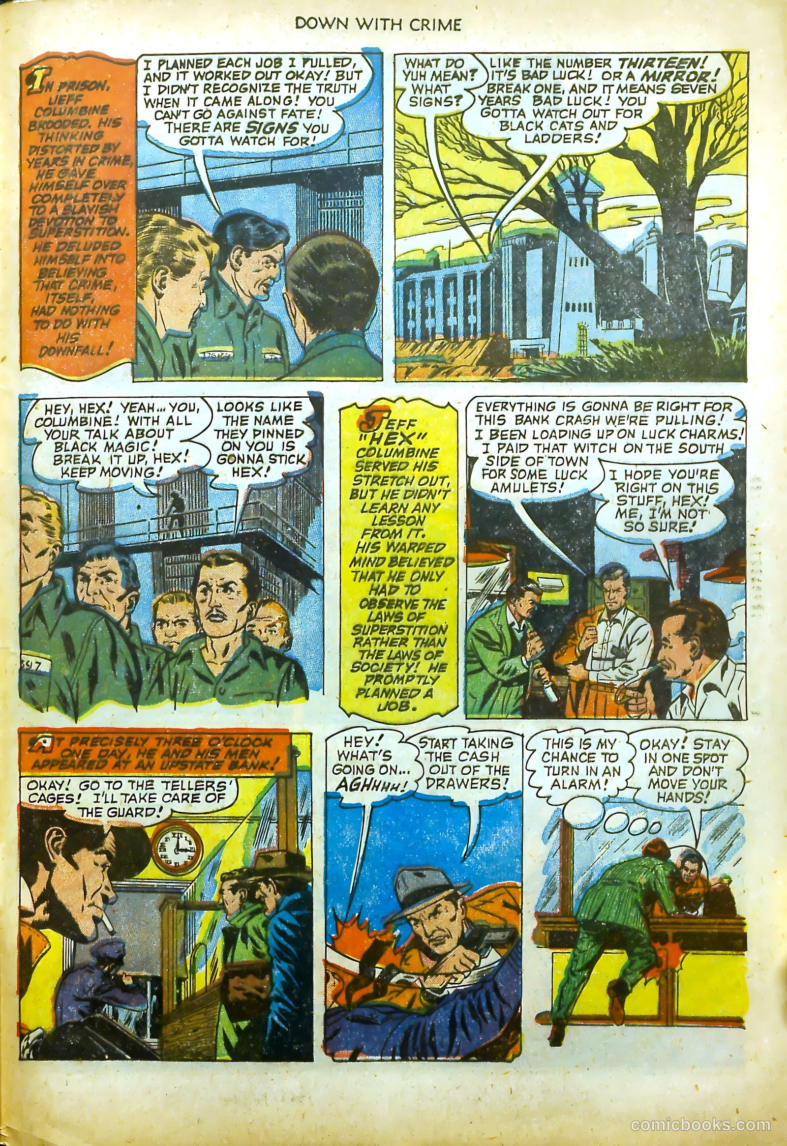 Down with Crime #3 (1952) — page 33 of 36