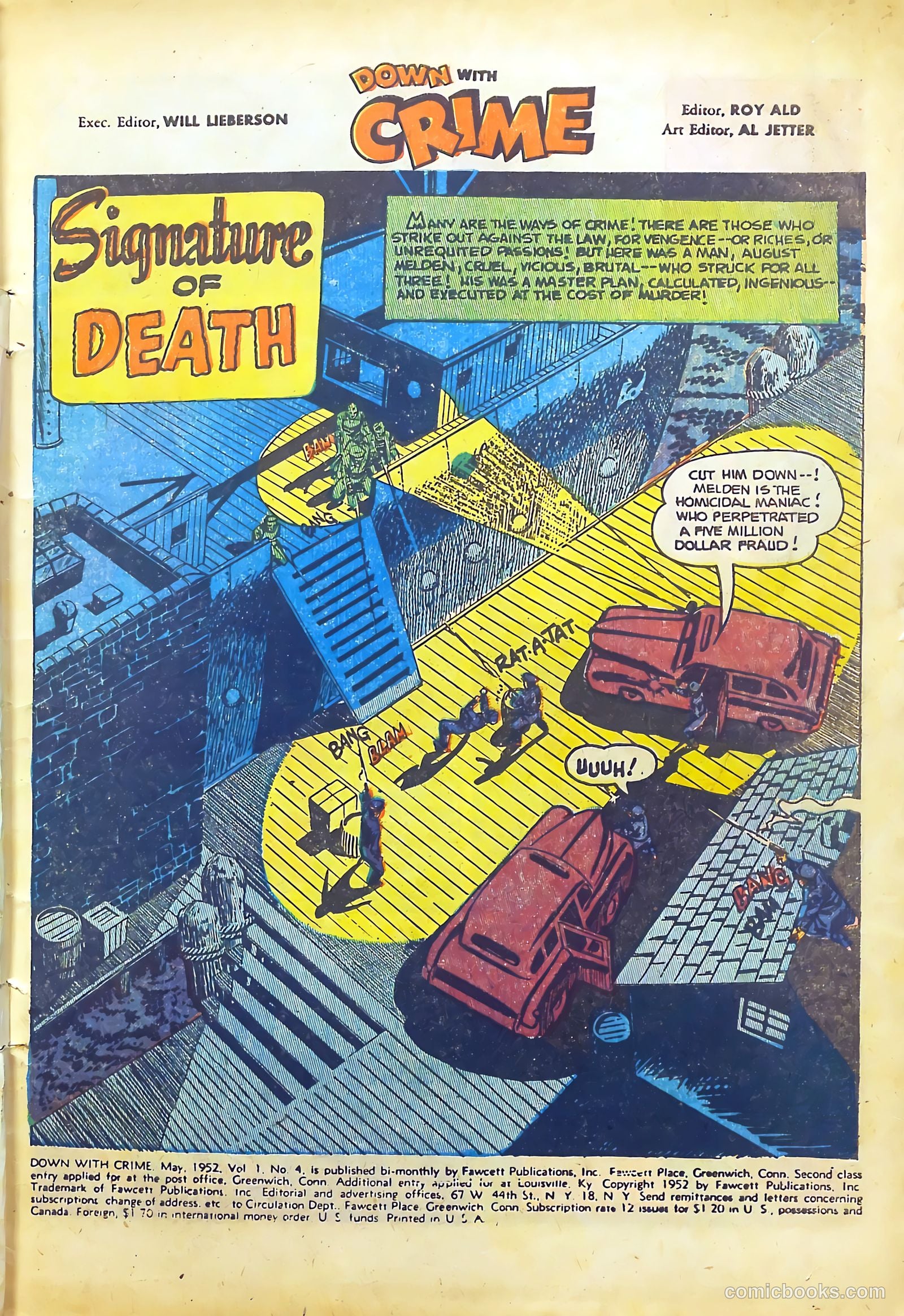 Down with Crime #4 (1952) — page 3 of 36