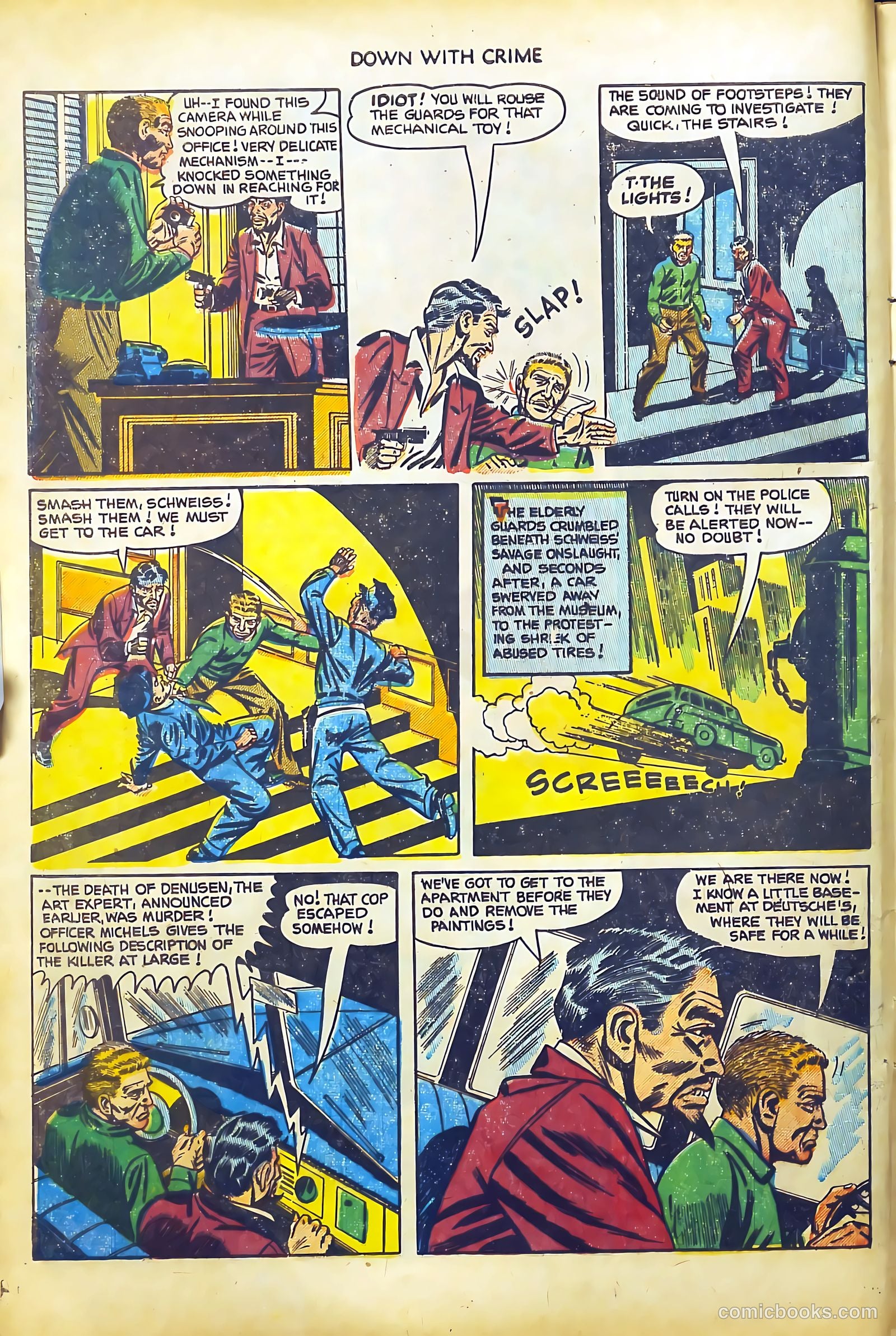 Down with Crime #4 (1952) — page 8 of 36