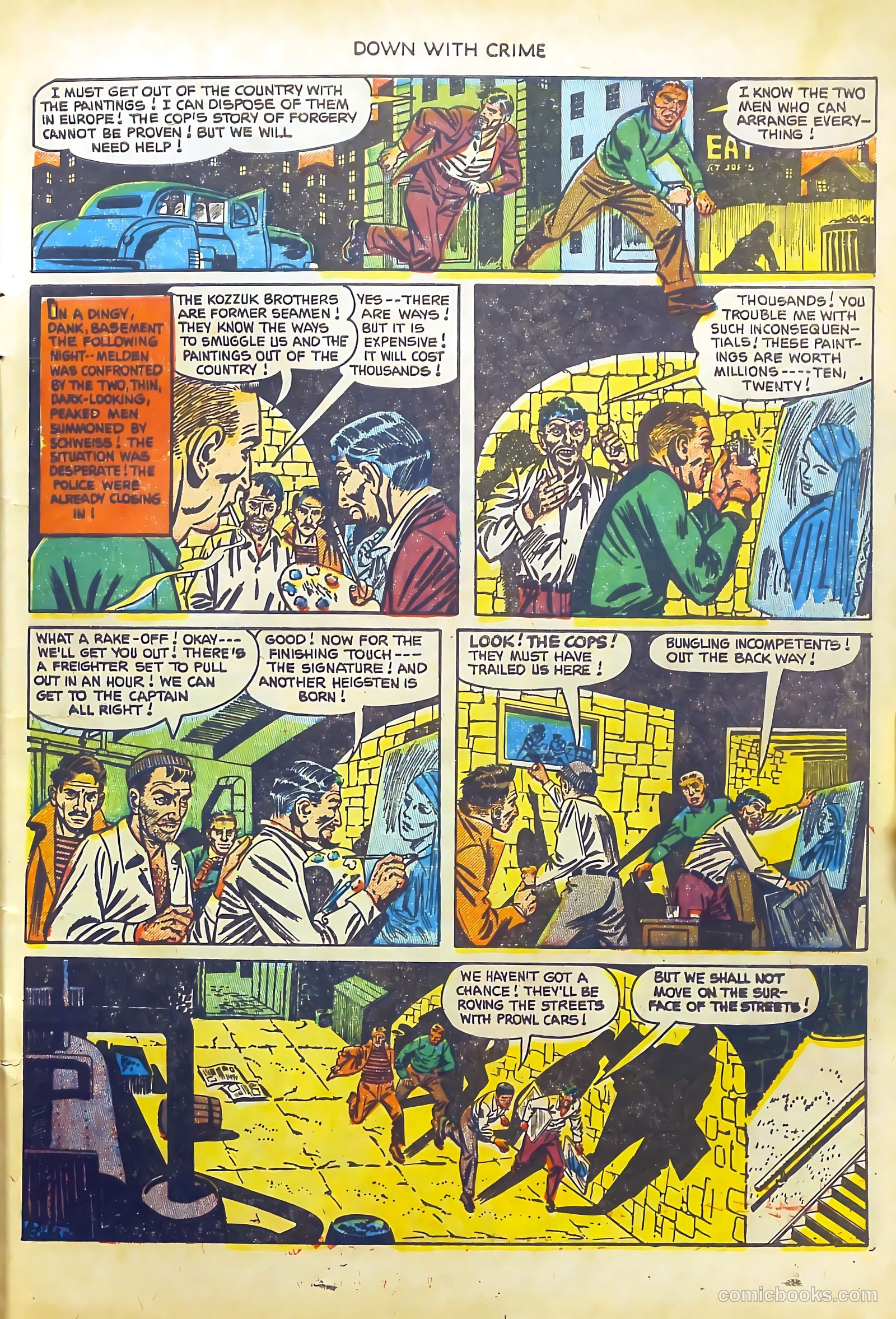 Down with Crime #4 (1952) — page 9 of 36