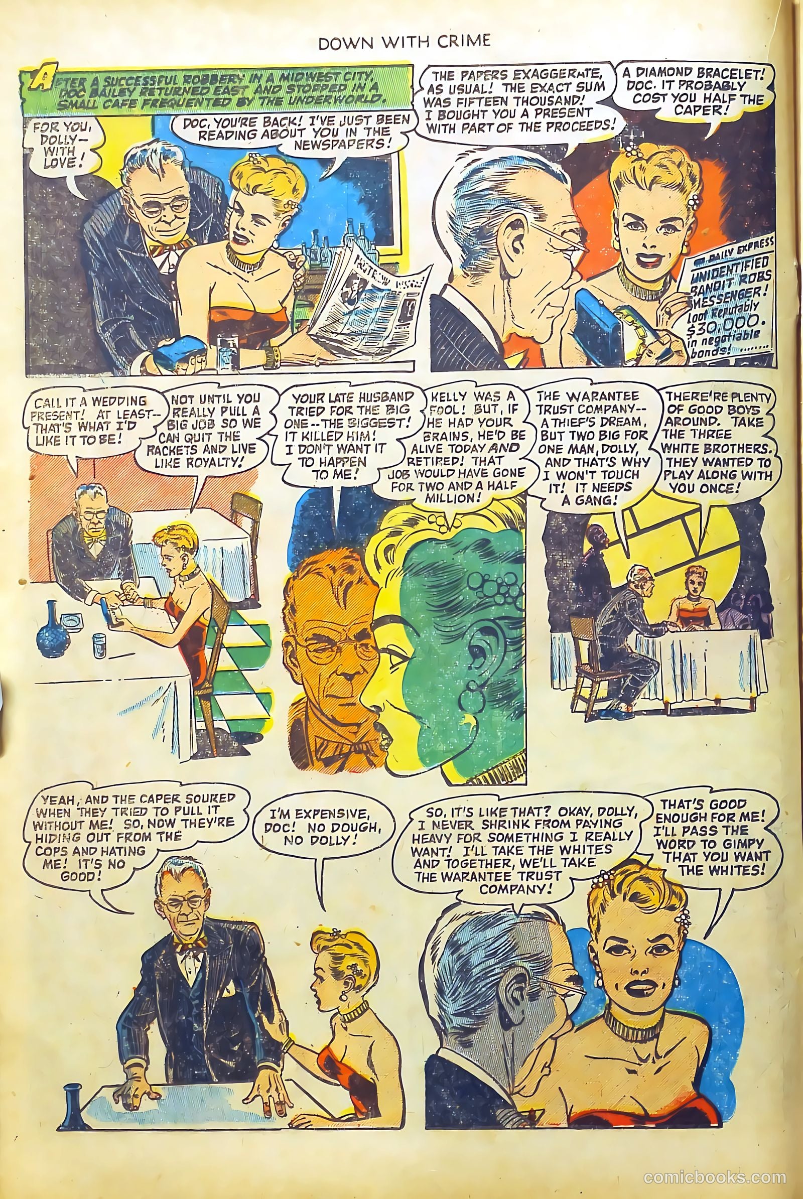 Down with Crime #4 (1952) — page 16 of 36
