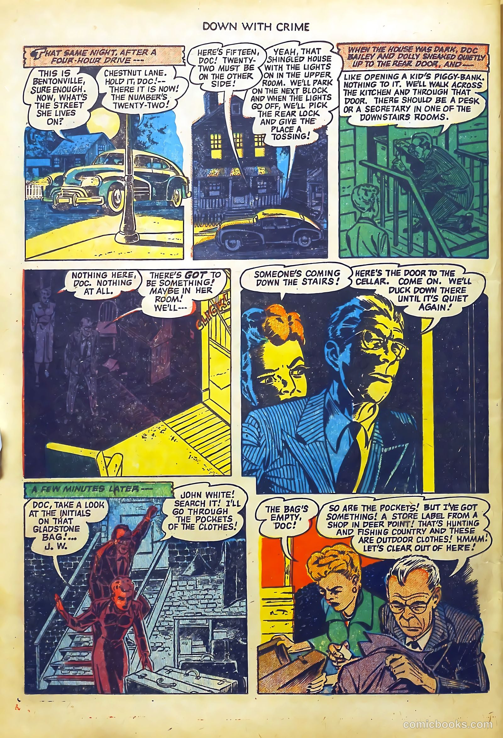 Down with Crime #4 (1952) — page 22 of 36