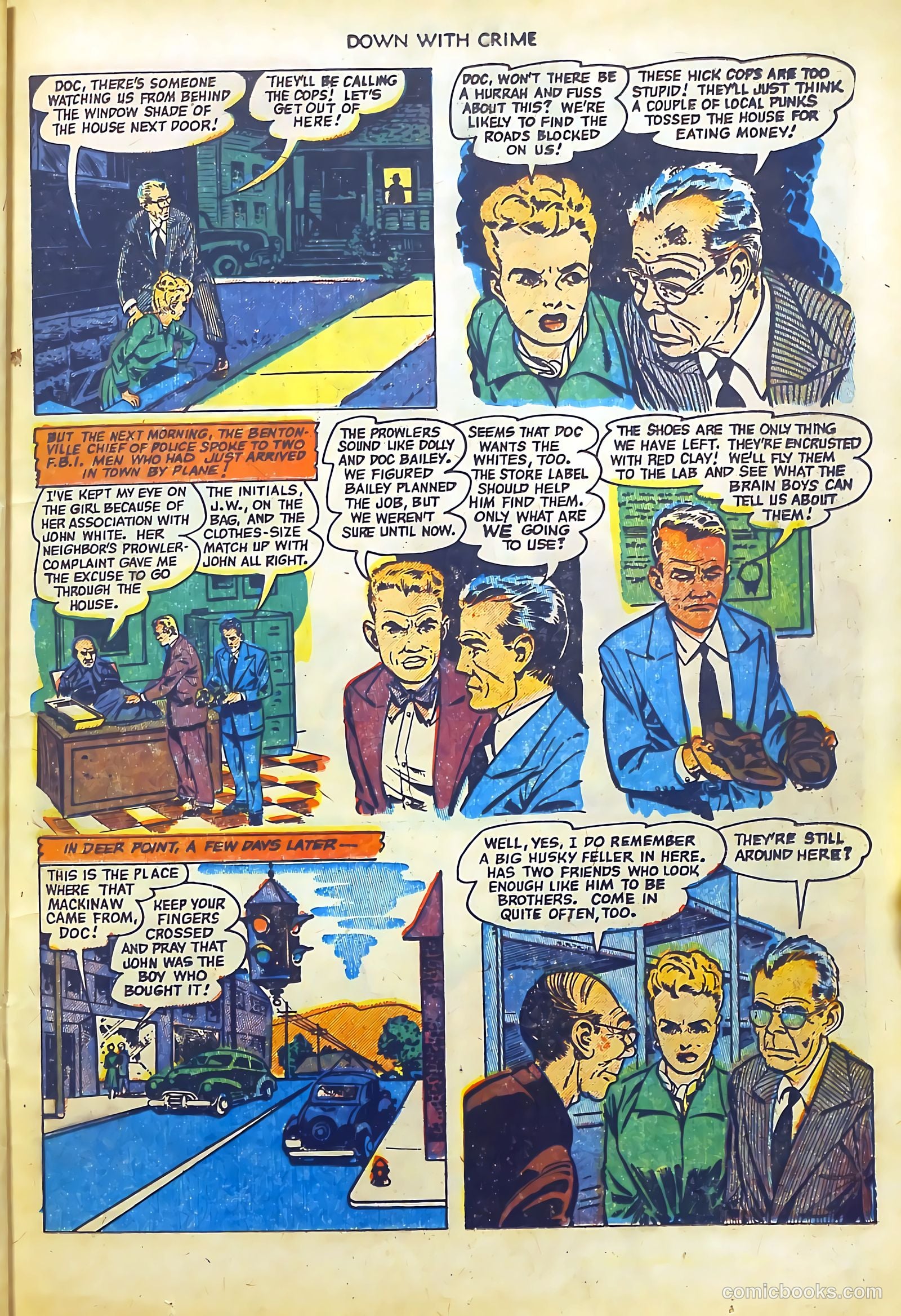 Down with Crime #4 (1952) — page 23 of 36