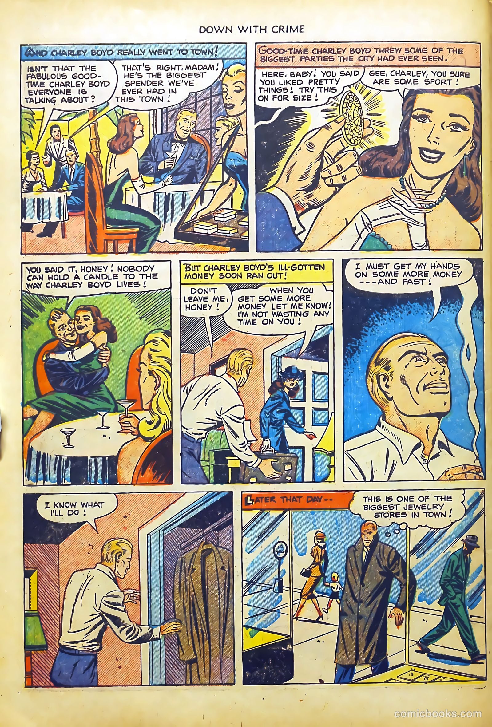 Down with Crime #4 (1952) — page 30 of 36