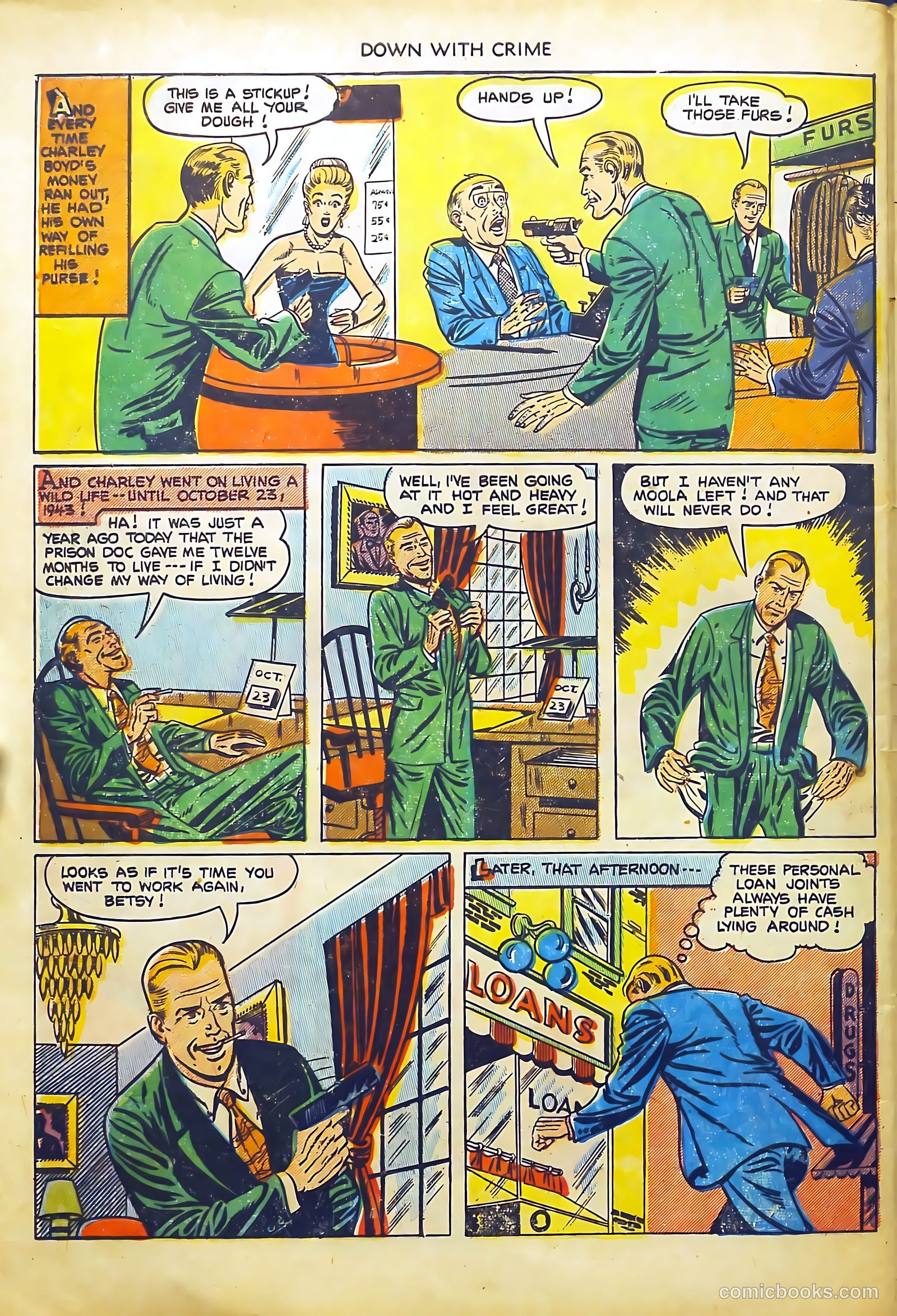Down with Crime #4 (1952) — page 32 of 36