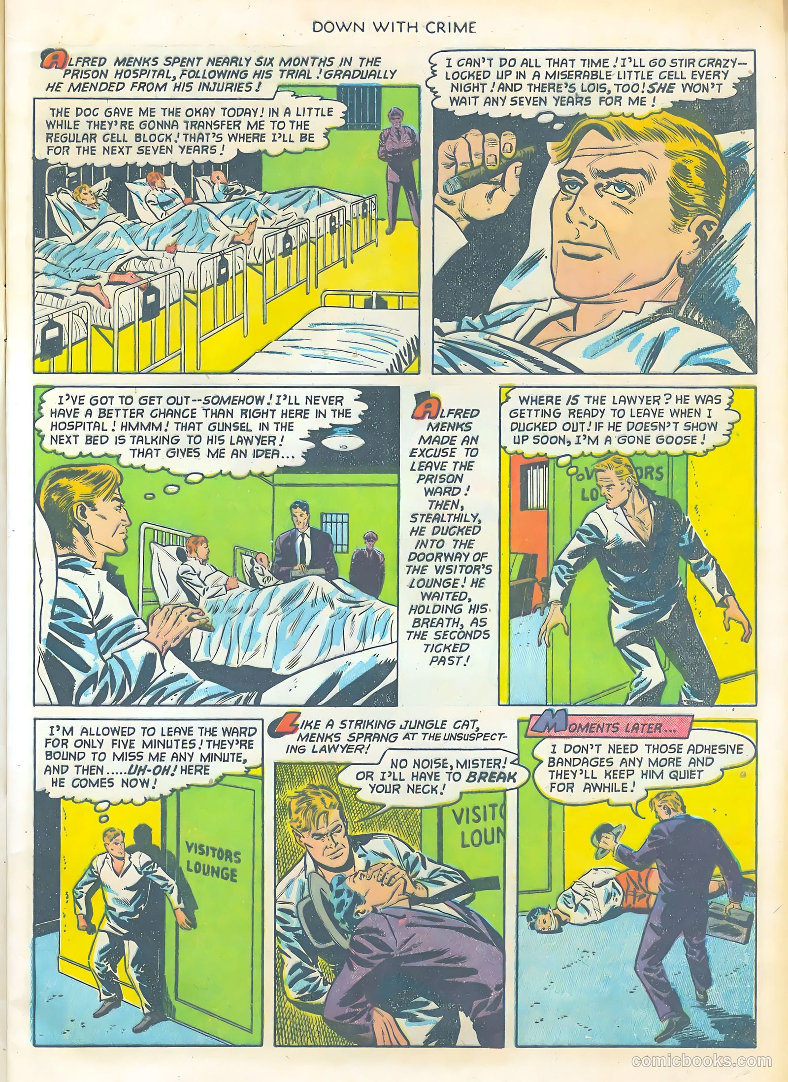Down with Crime #5 (1952) — page 5 of 36