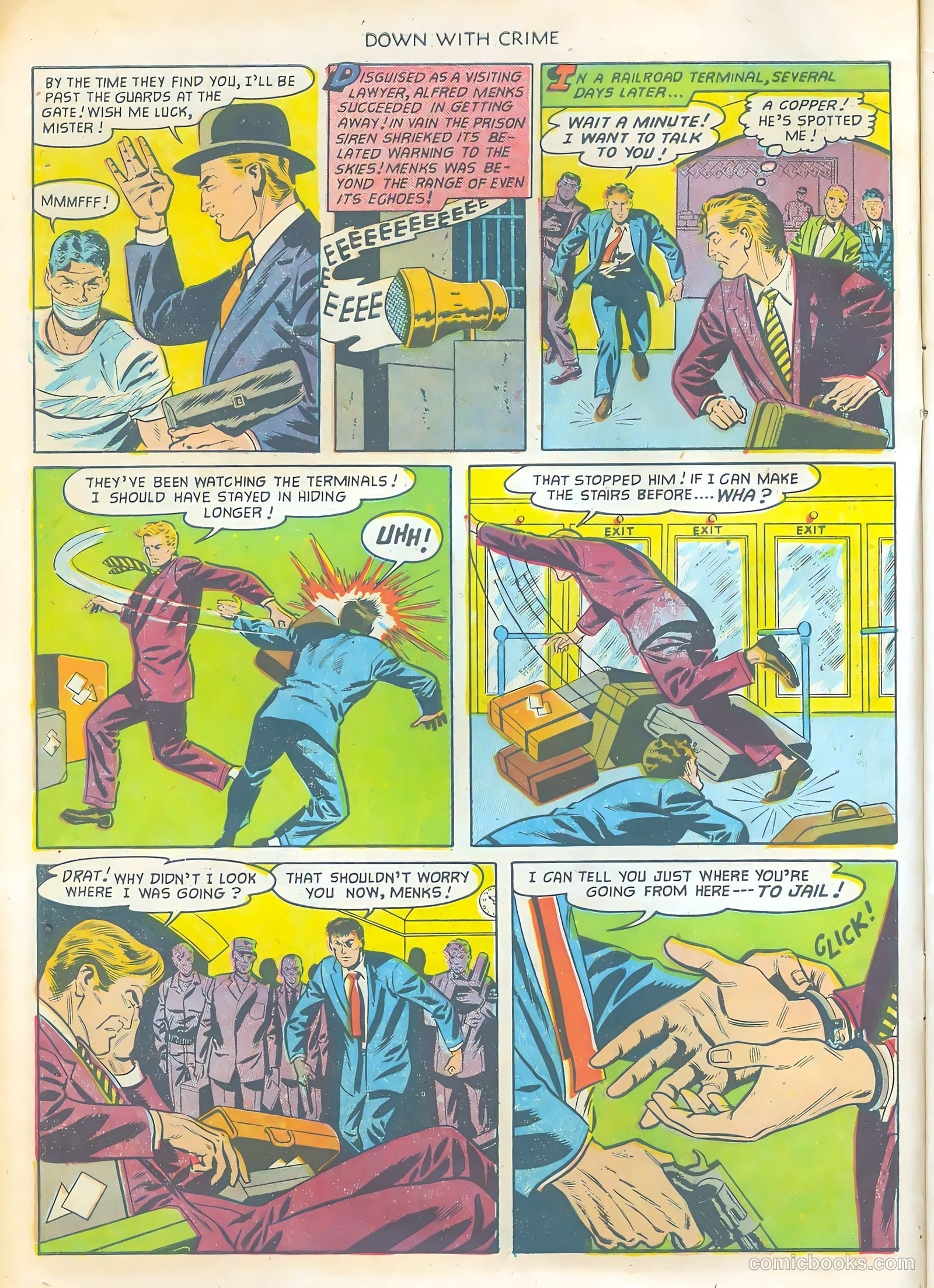 Down with Crime #5 (1952) — page 6 of 36
