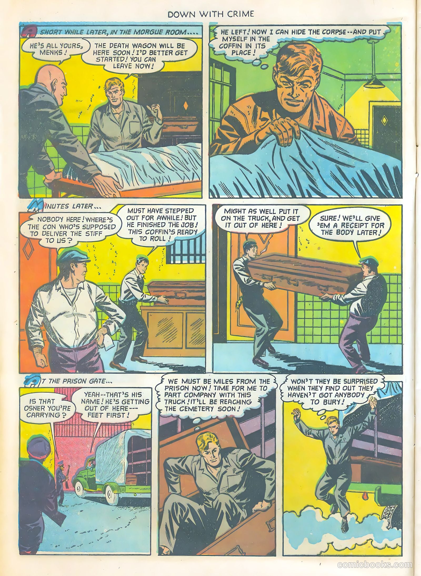Down with Crime #5 (1952) — page 8 of 36