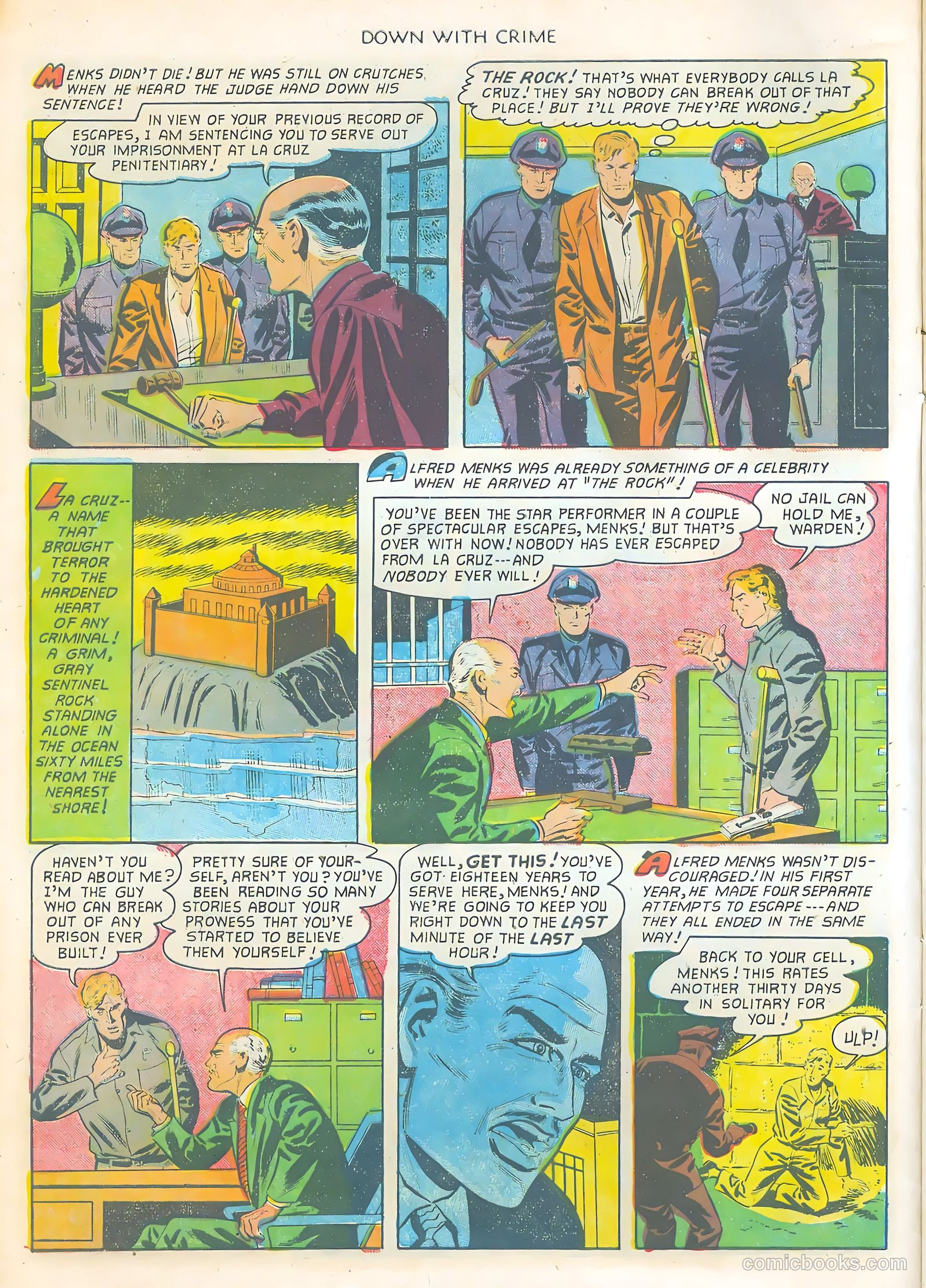 Down with Crime #5 (1952) — page 10 of 36