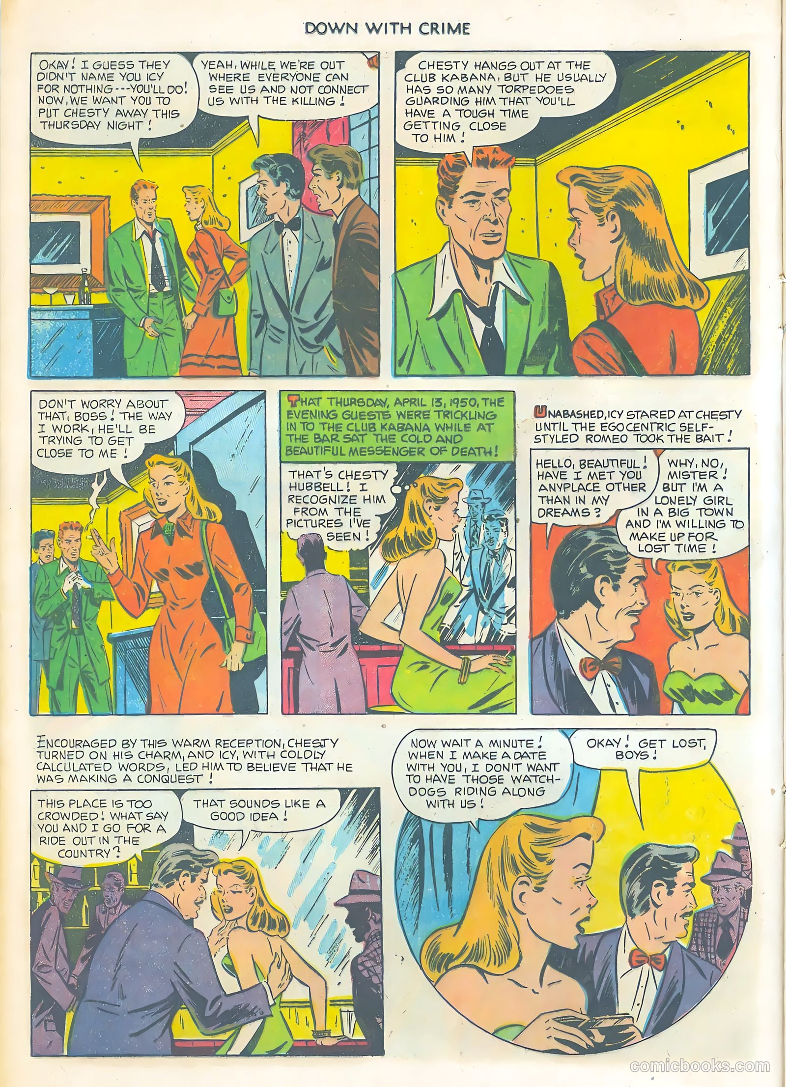 Down with Crime #5 (1952) — page 16 of 36