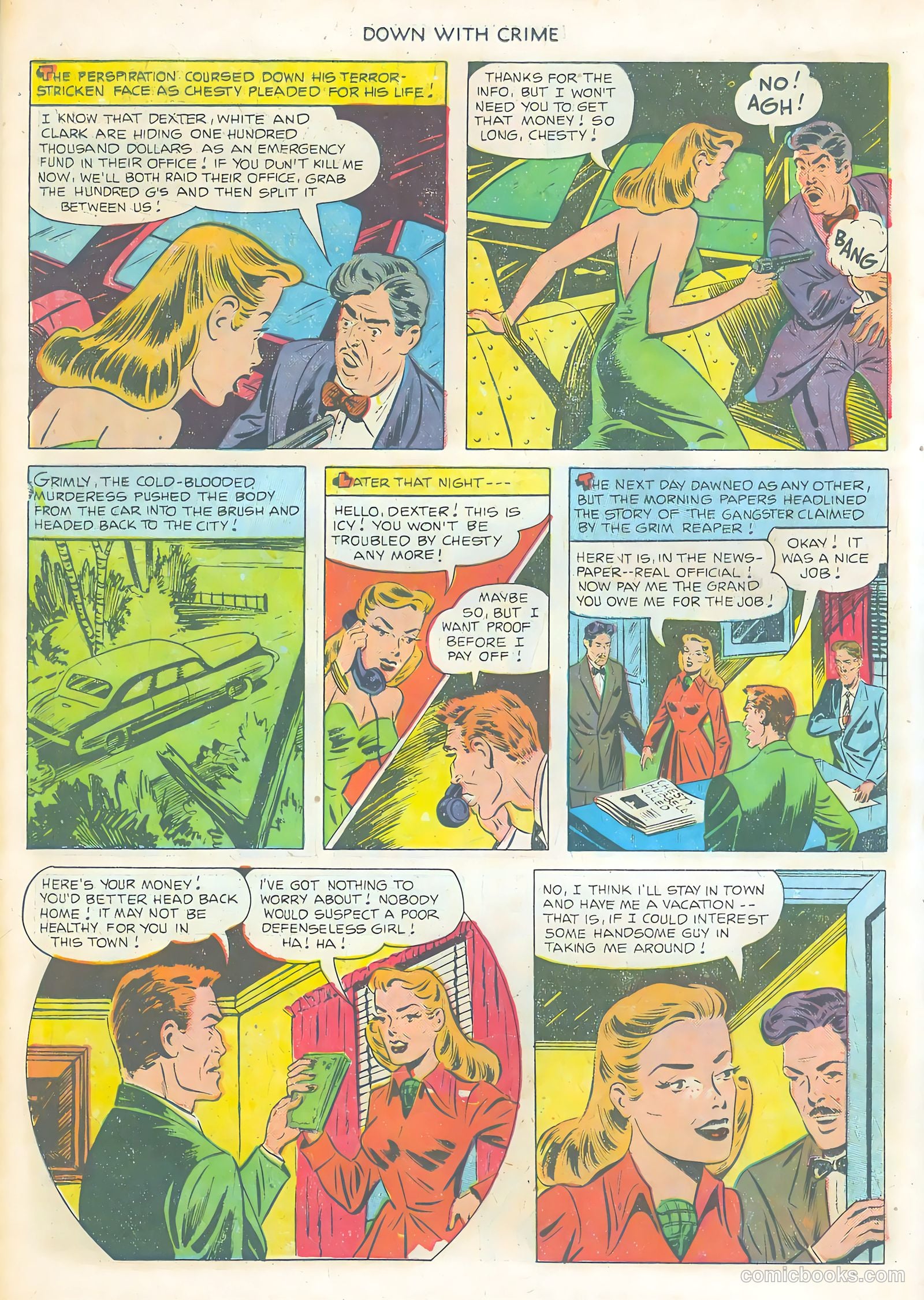 Down with Crime #5 (1952) — page 18 of 36