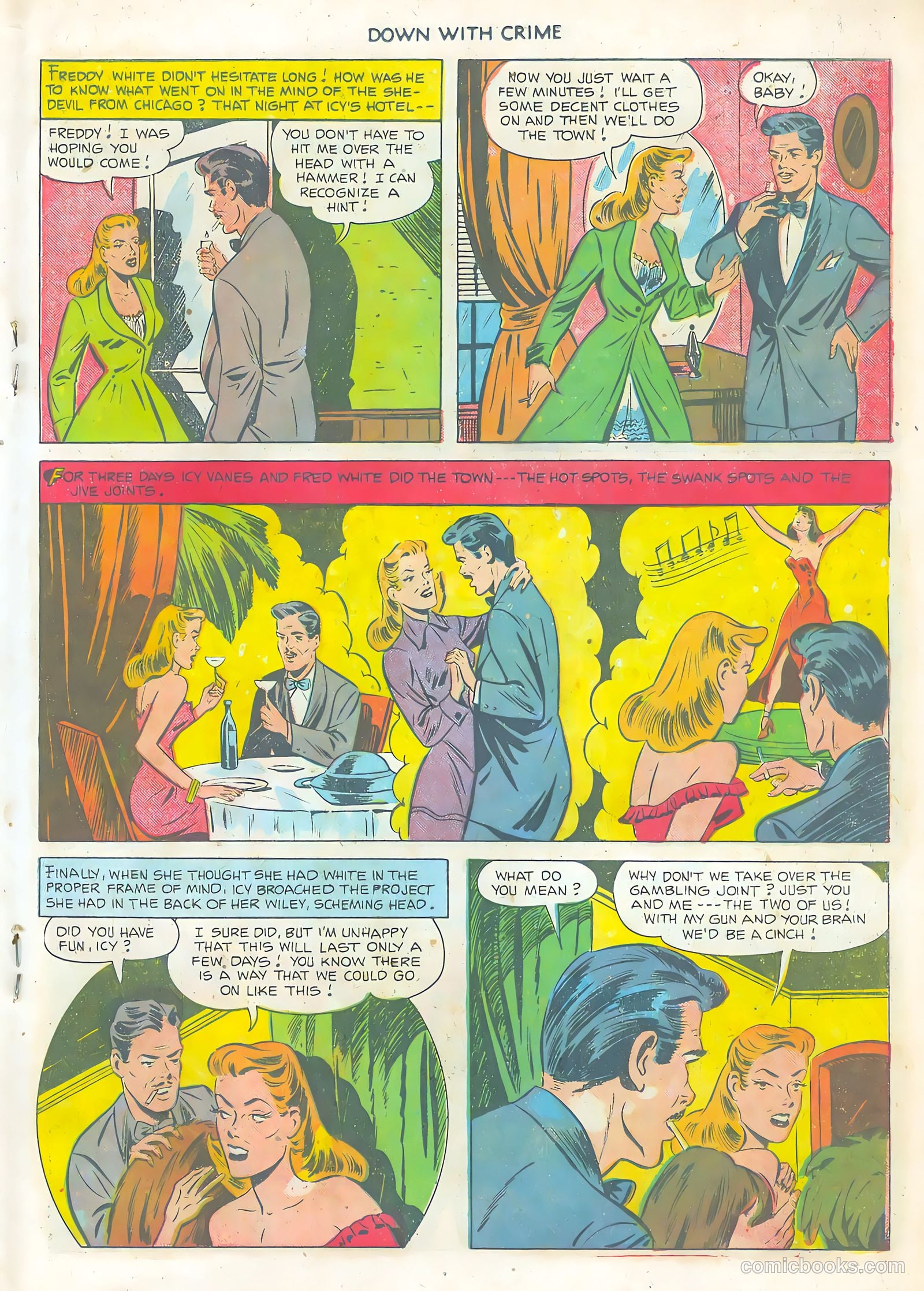 Down with Crime #5 (1952) — page 19 of 36