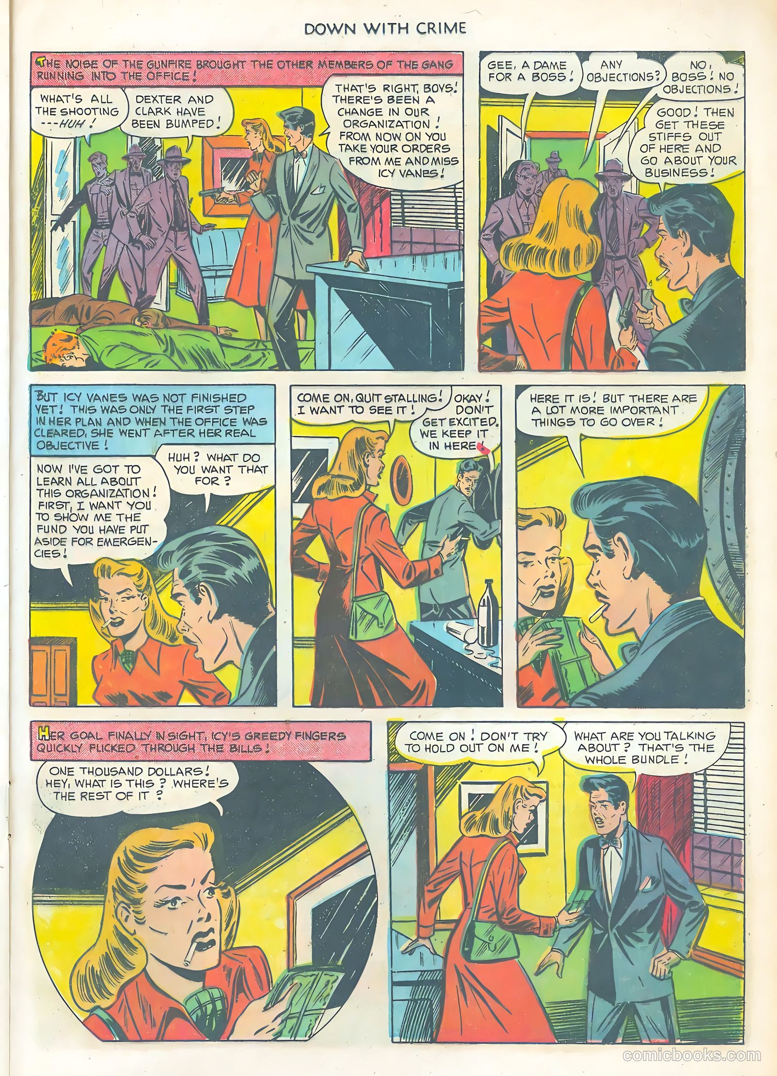 Down with Crime #5 (1952) — page 21 of 36