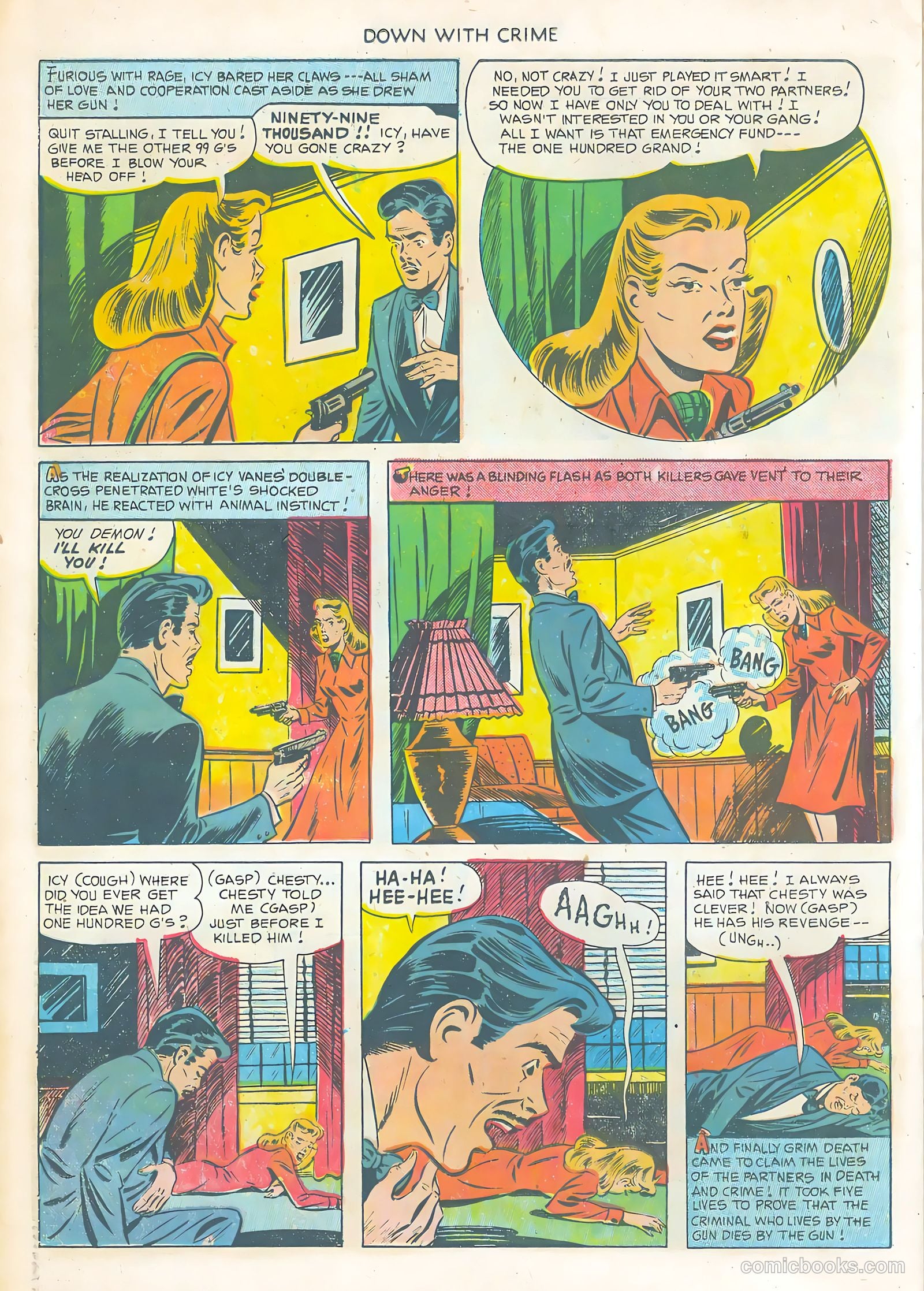 Down with Crime #5 (1952) — page 22 of 36