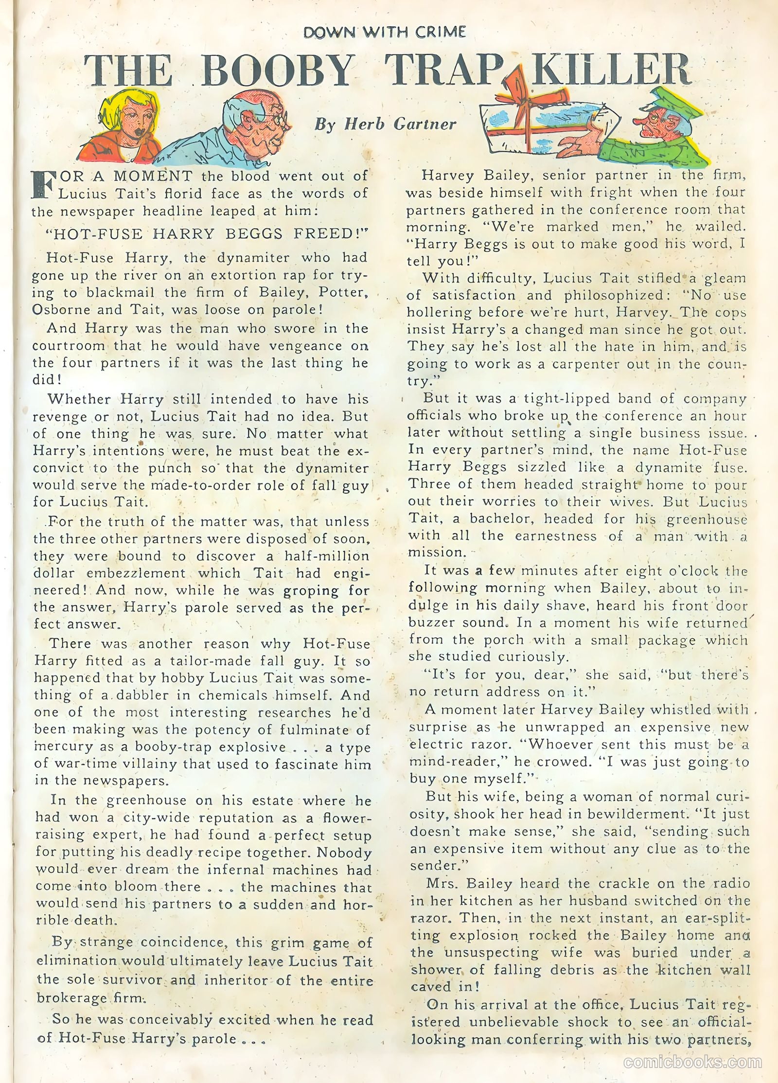 Down with Crime #5 (1952) — page 23 of 36