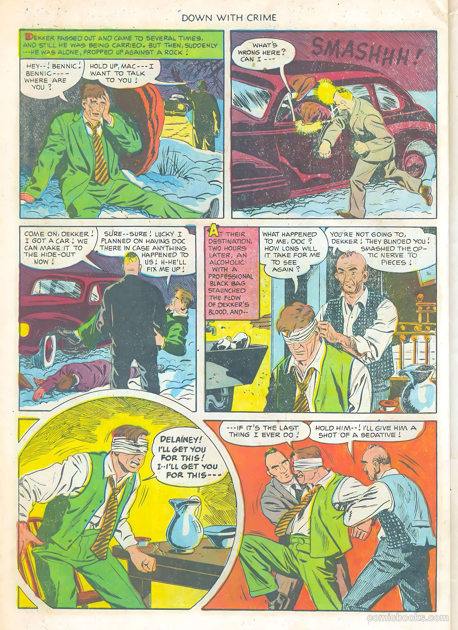 Down with Crime #5 (1952) — page 30 of 36