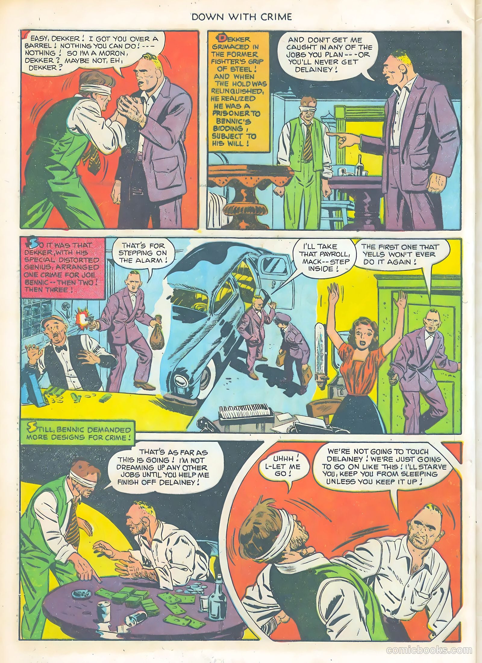 Down with Crime #5 (1952) — page 32 of 36
