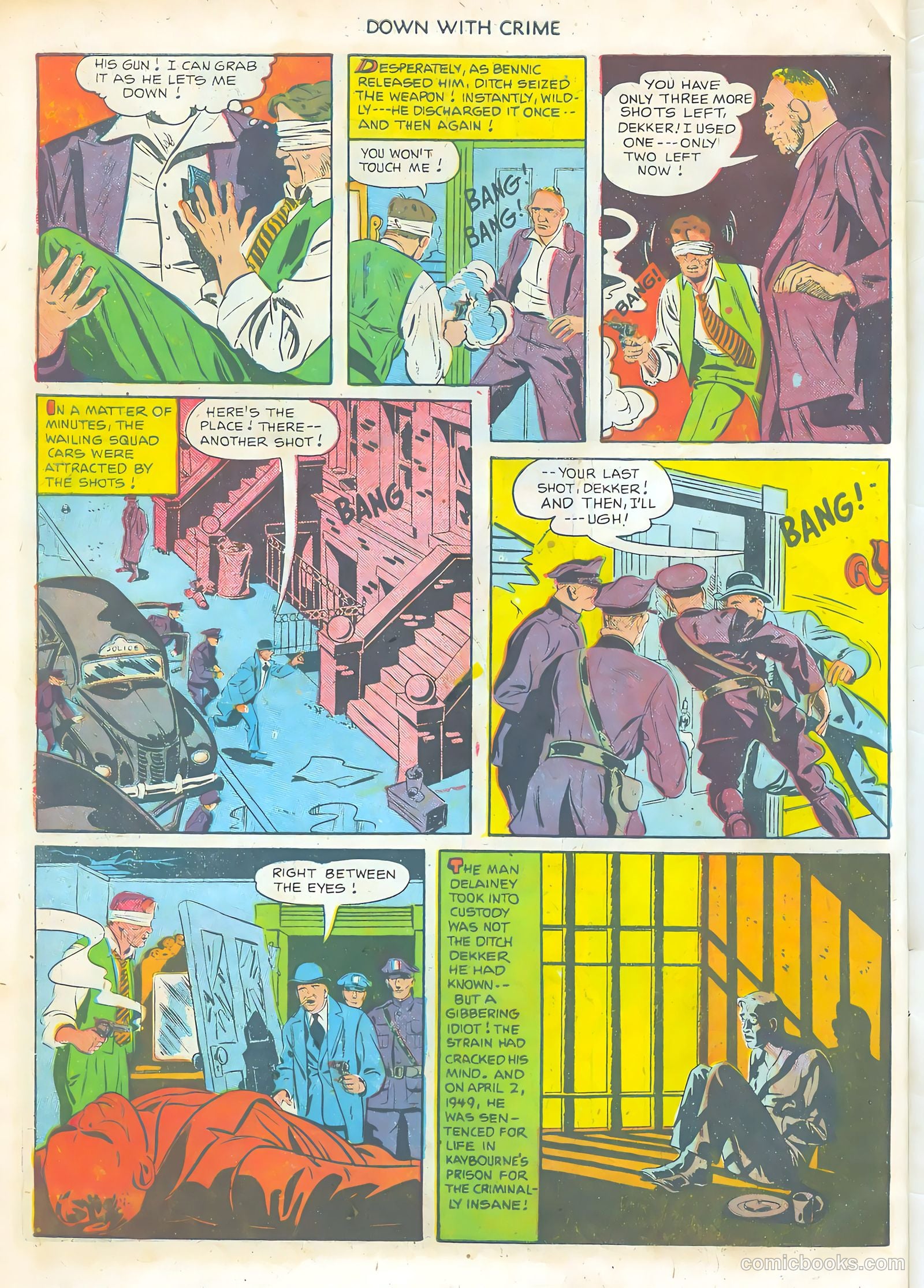 Down with Crime #5 (1952) — page 34 of 36
