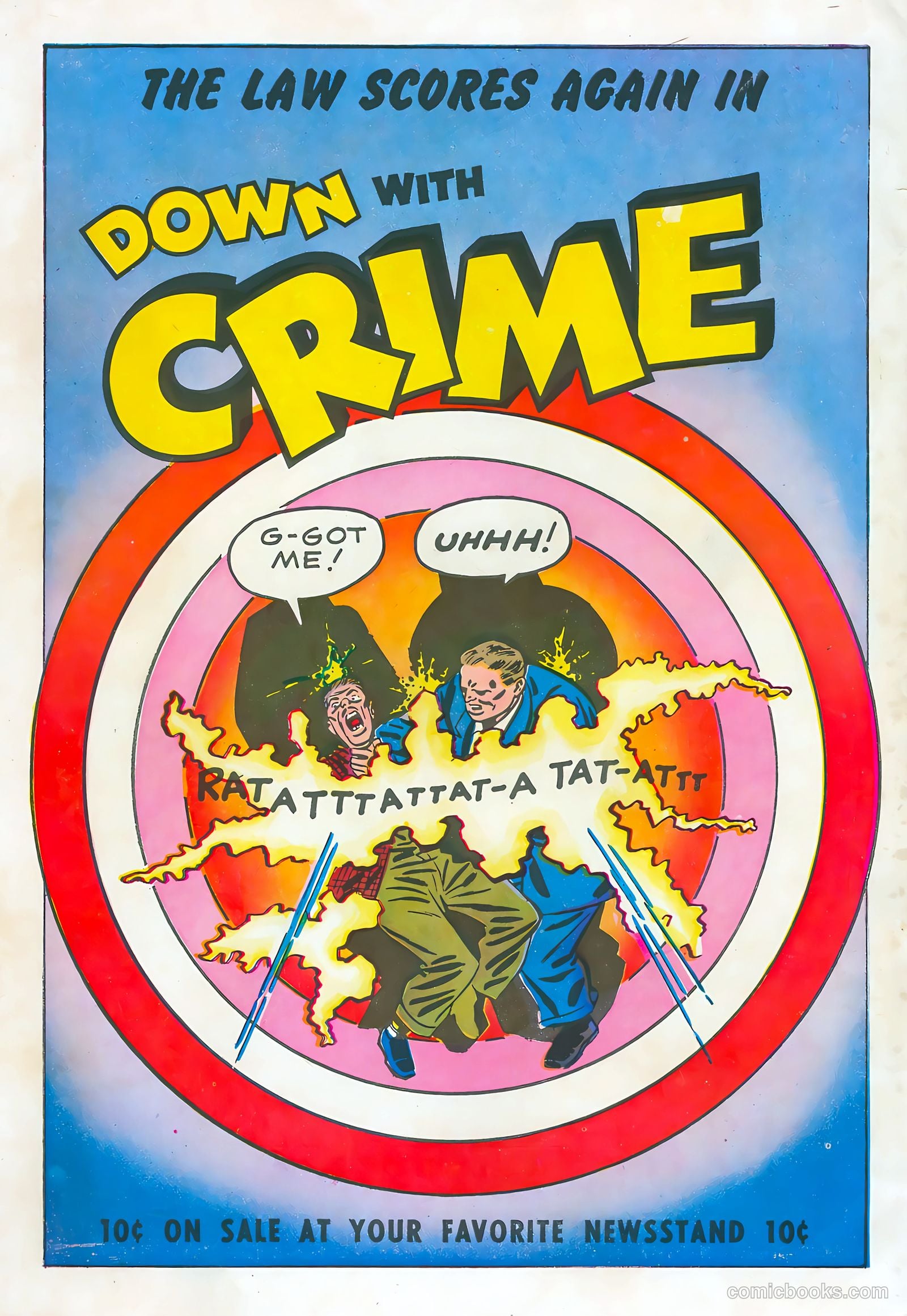 Down with Crime #5 (1952) — page 36 of 36