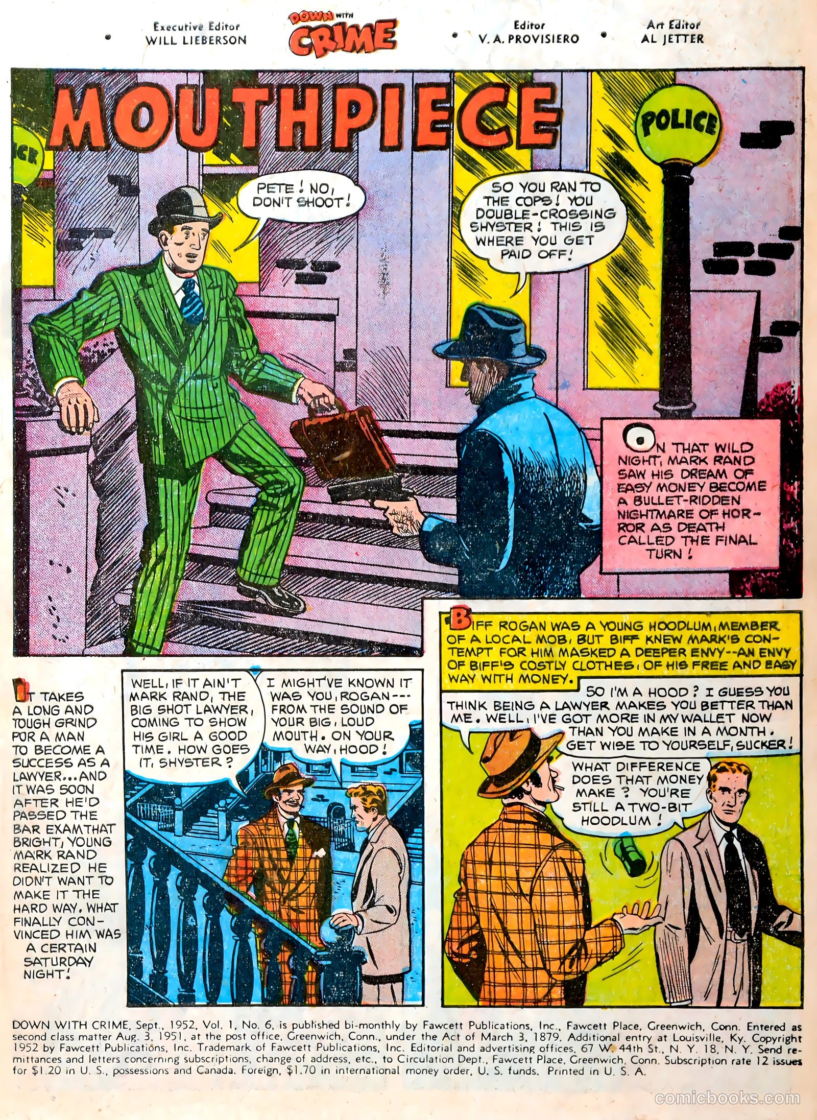 Down with Crime #6 (1952) — page 3 of 36