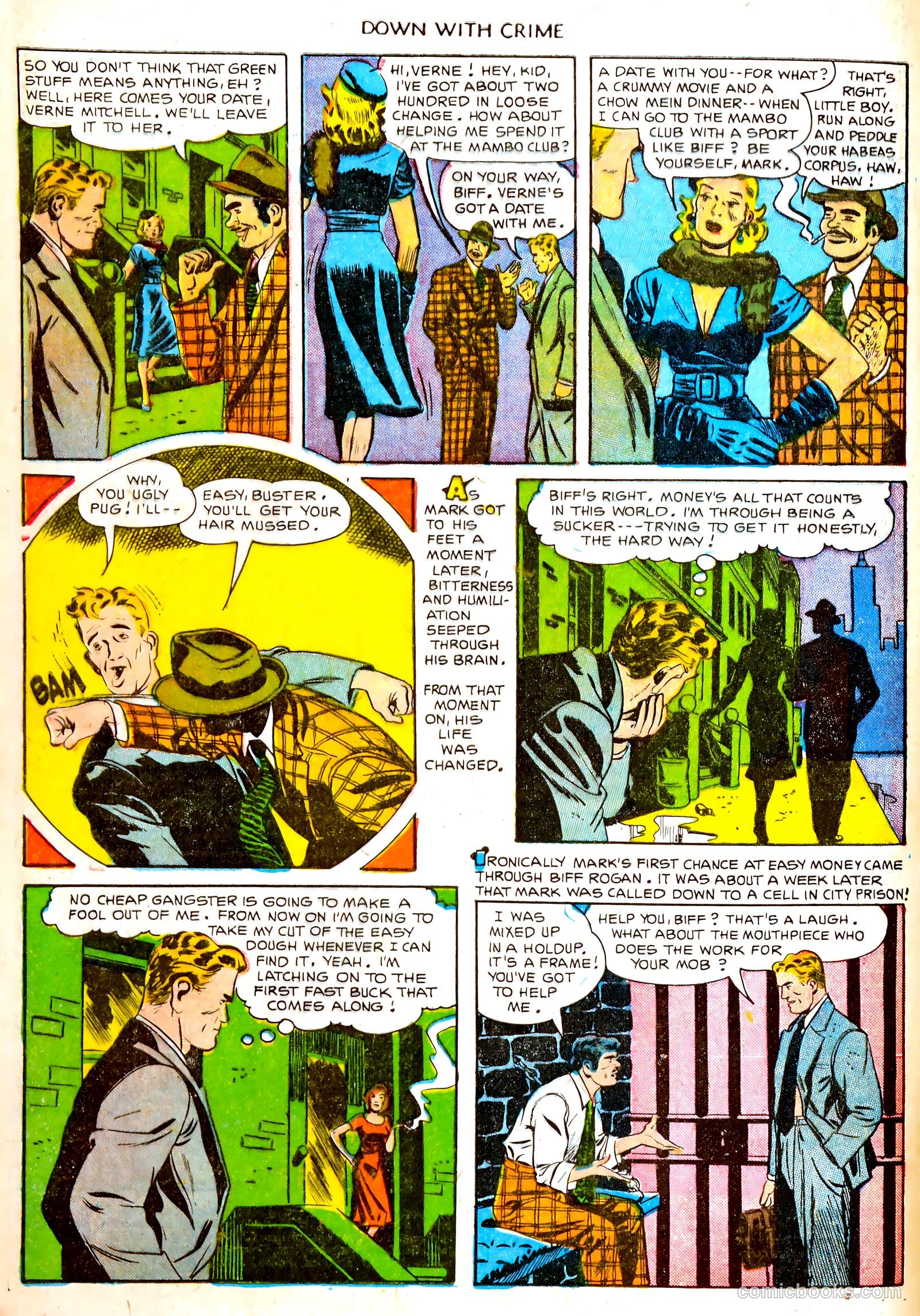 Down with Crime #6 (1952) — page 4 of 36