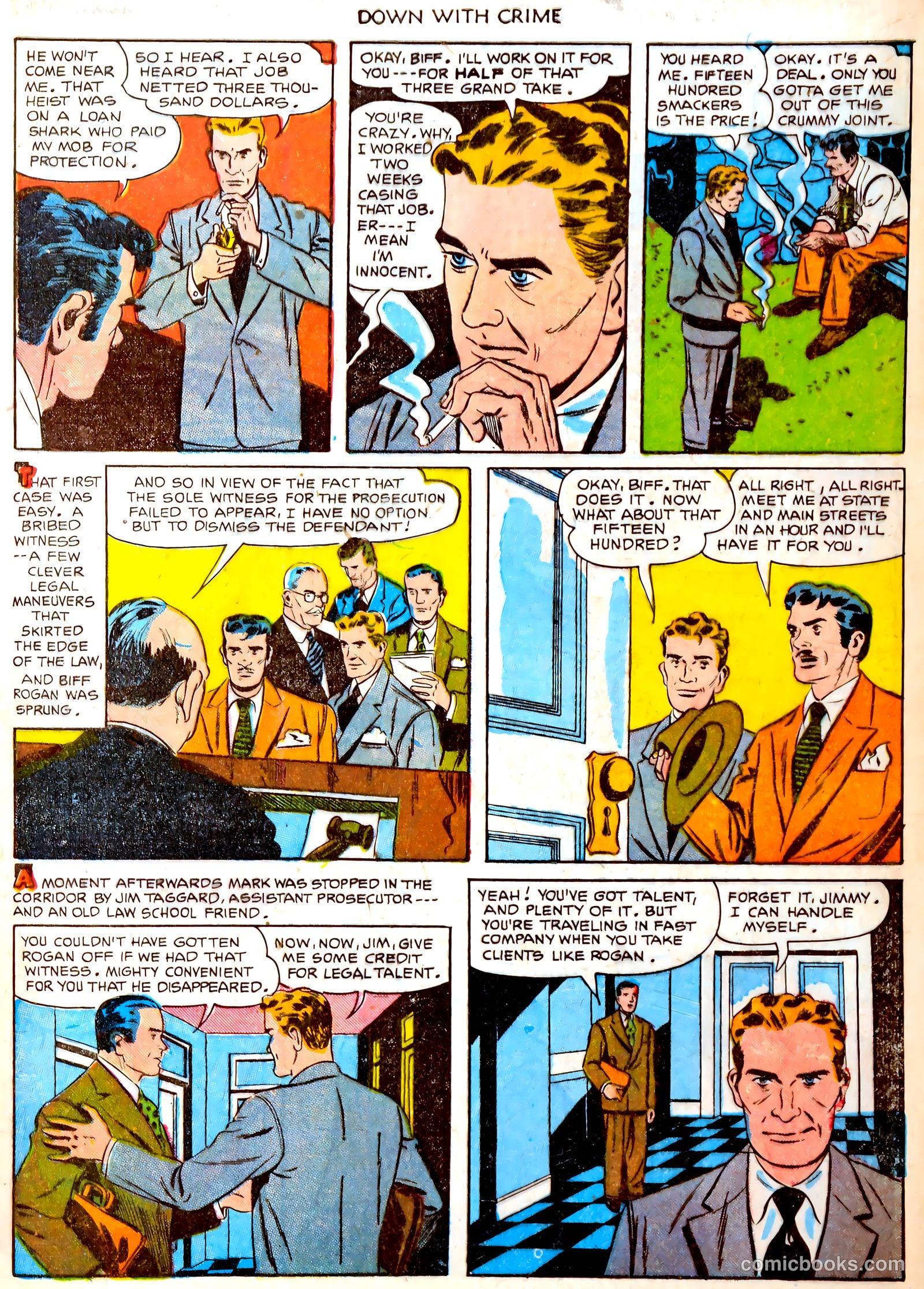 Down with Crime #6 (1952) — page 5 of 36