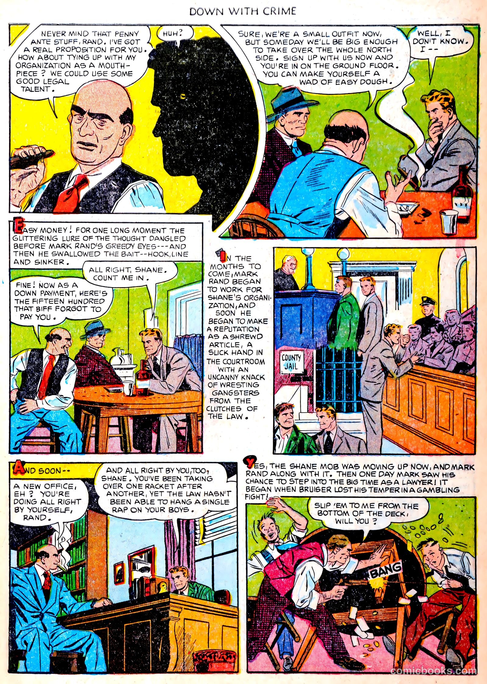 Down with Crime #6 (1952) — page 7 of 36