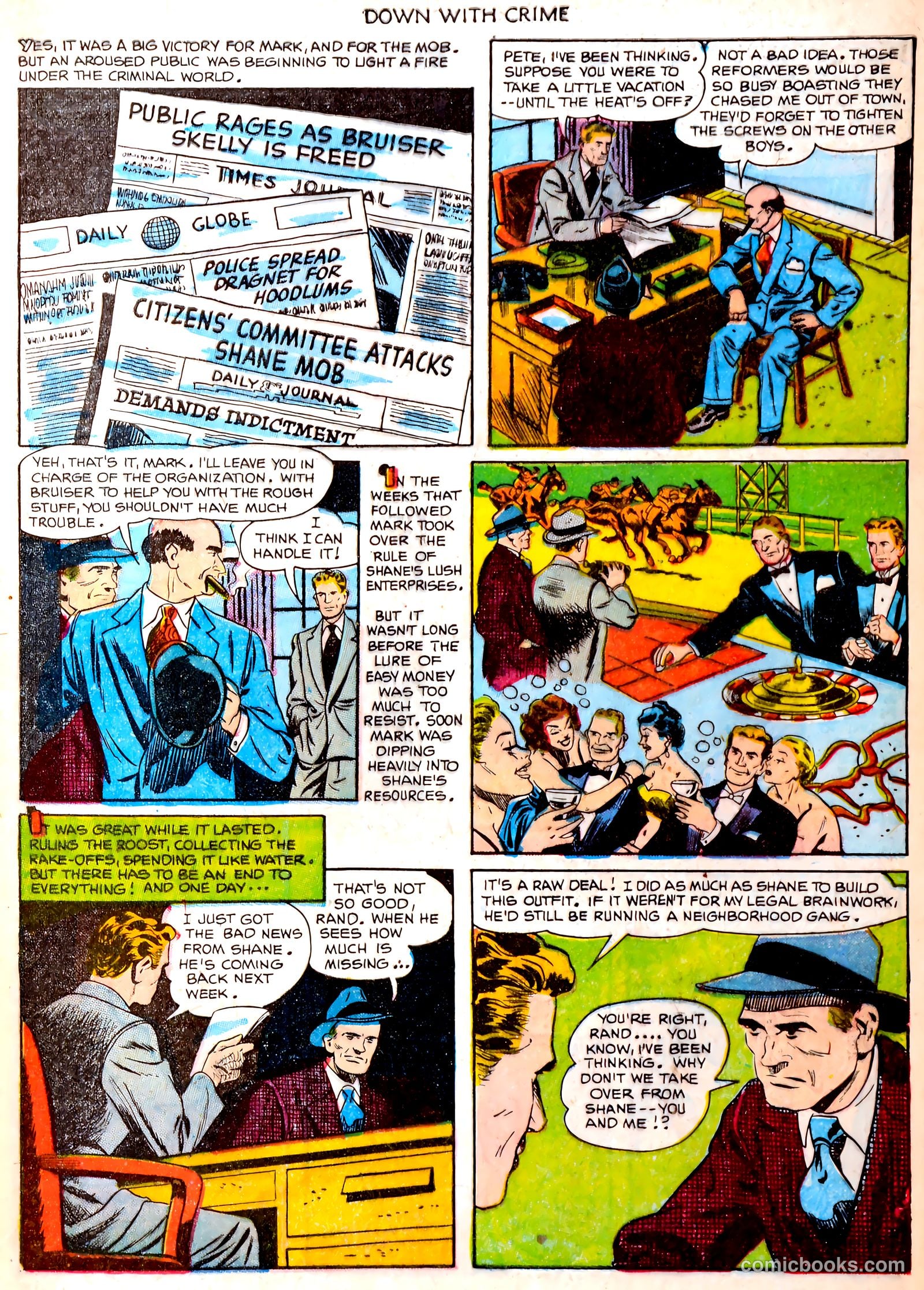 Down with Crime #6 (1952) — page 9 of 36
