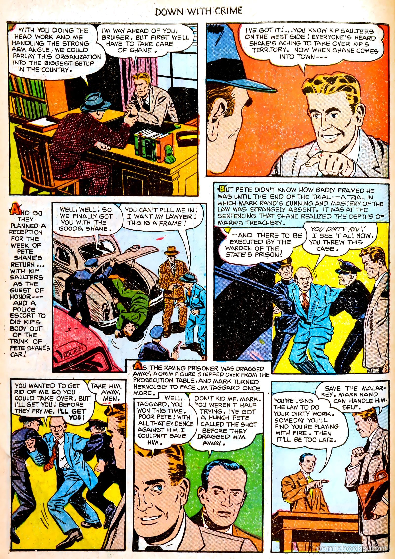 Down with Crime #6 (1952) — page 10 of 36