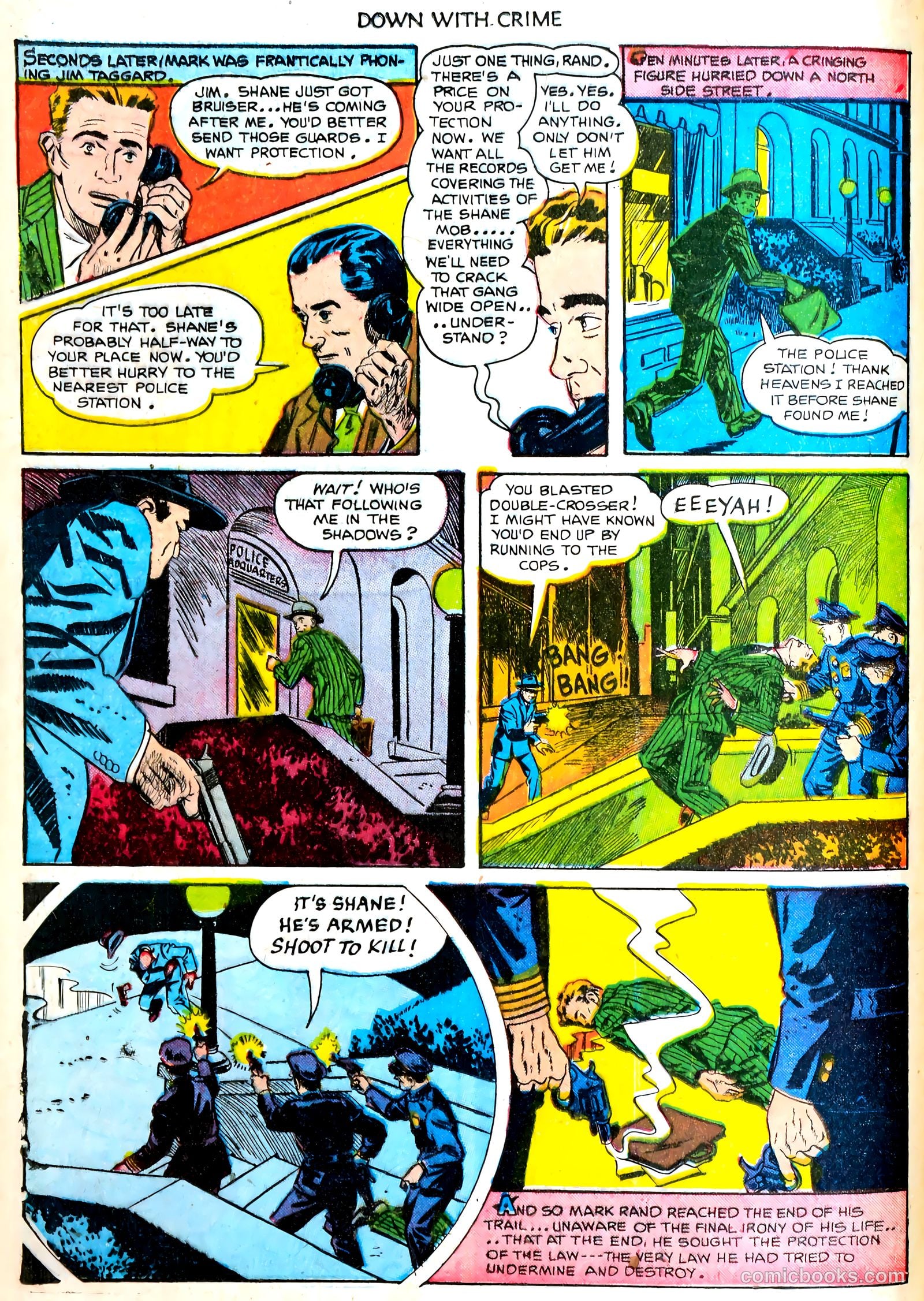 Down with Crime #6 (1952) — page 12 of 36