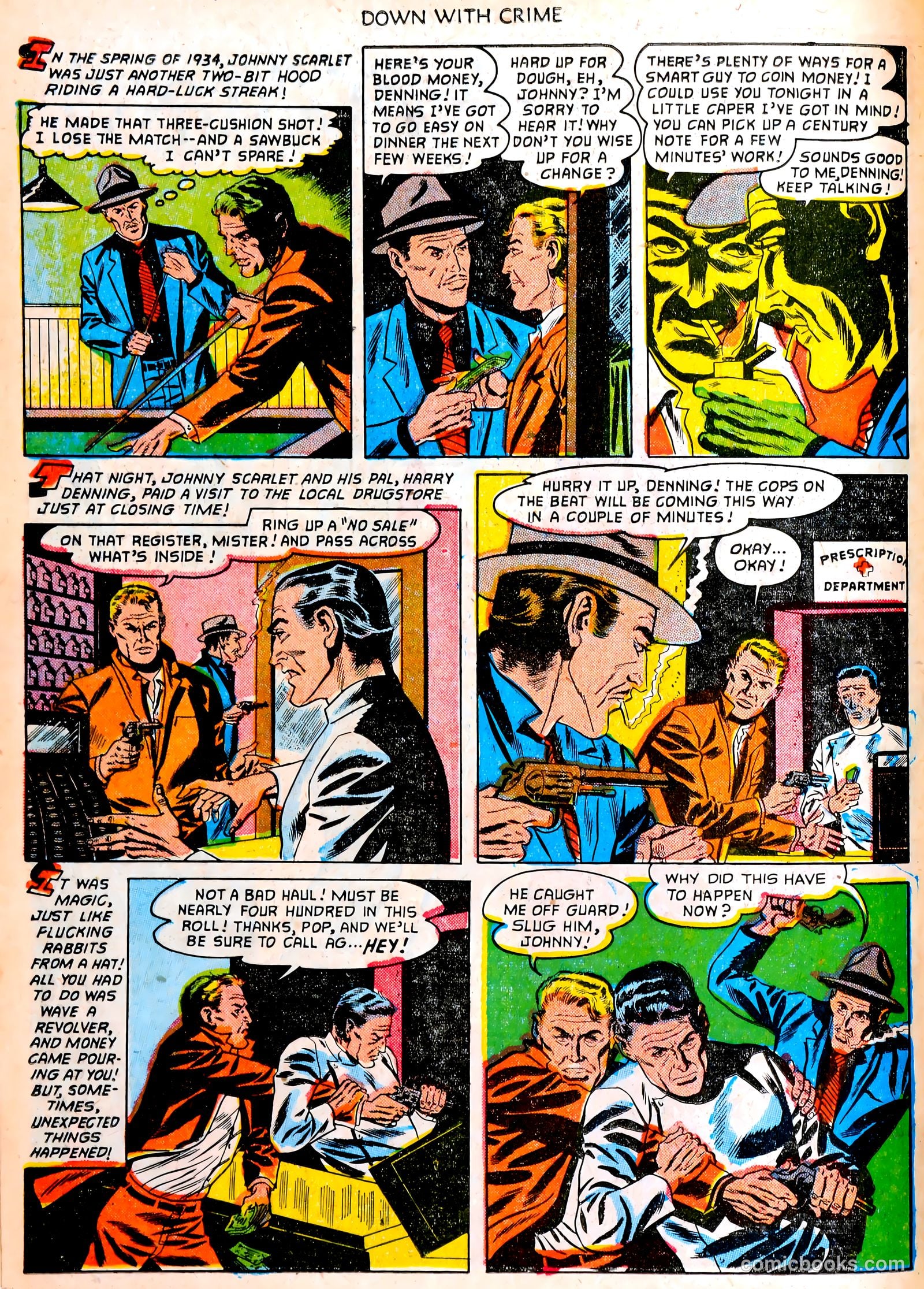 Down with Crime #6 (1952) — page 14 of 36