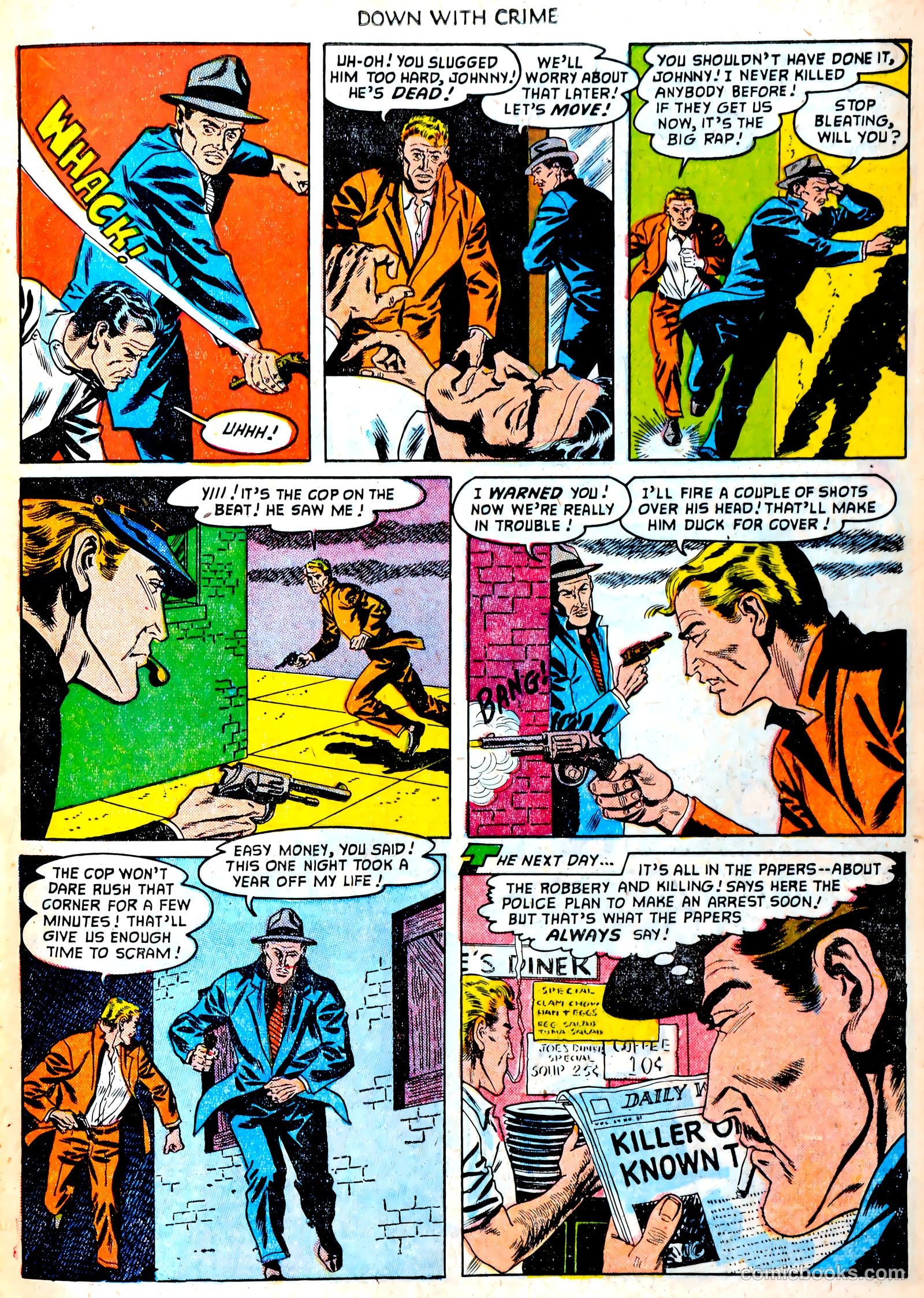 Down with Crime #6 (1952) — page 15 of 36