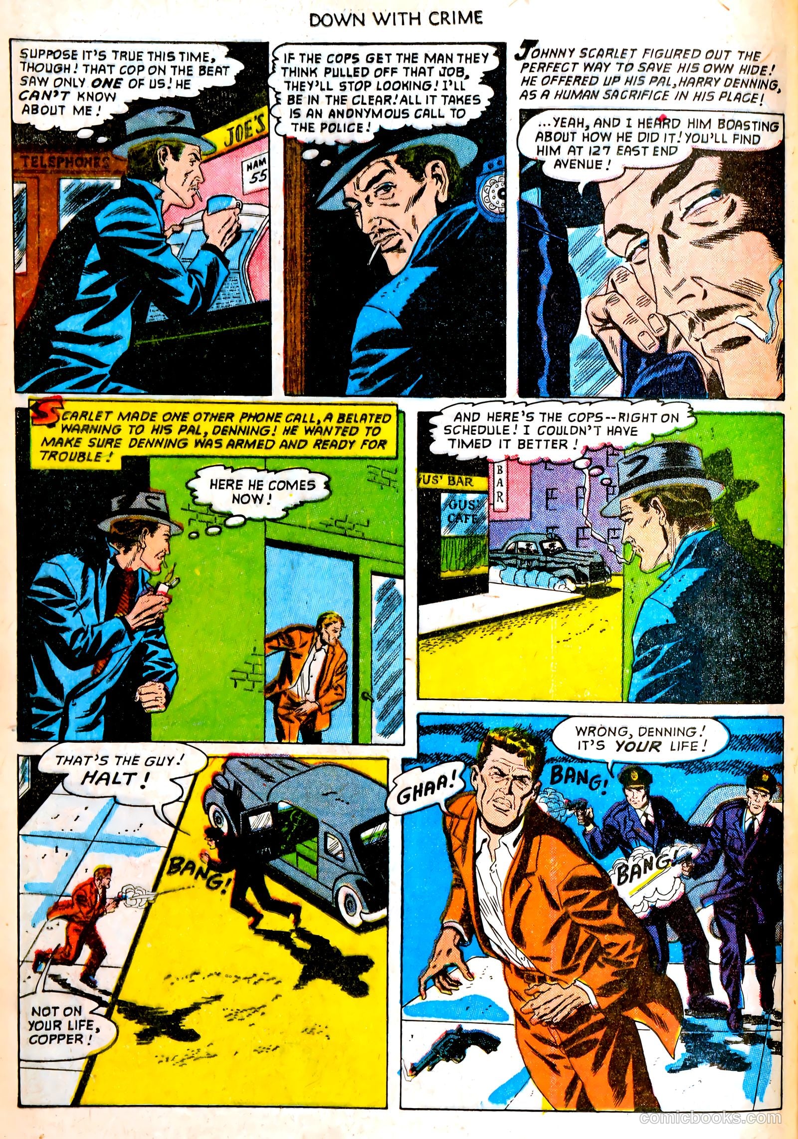 Down with Crime #6 (1952) — page 16 of 36