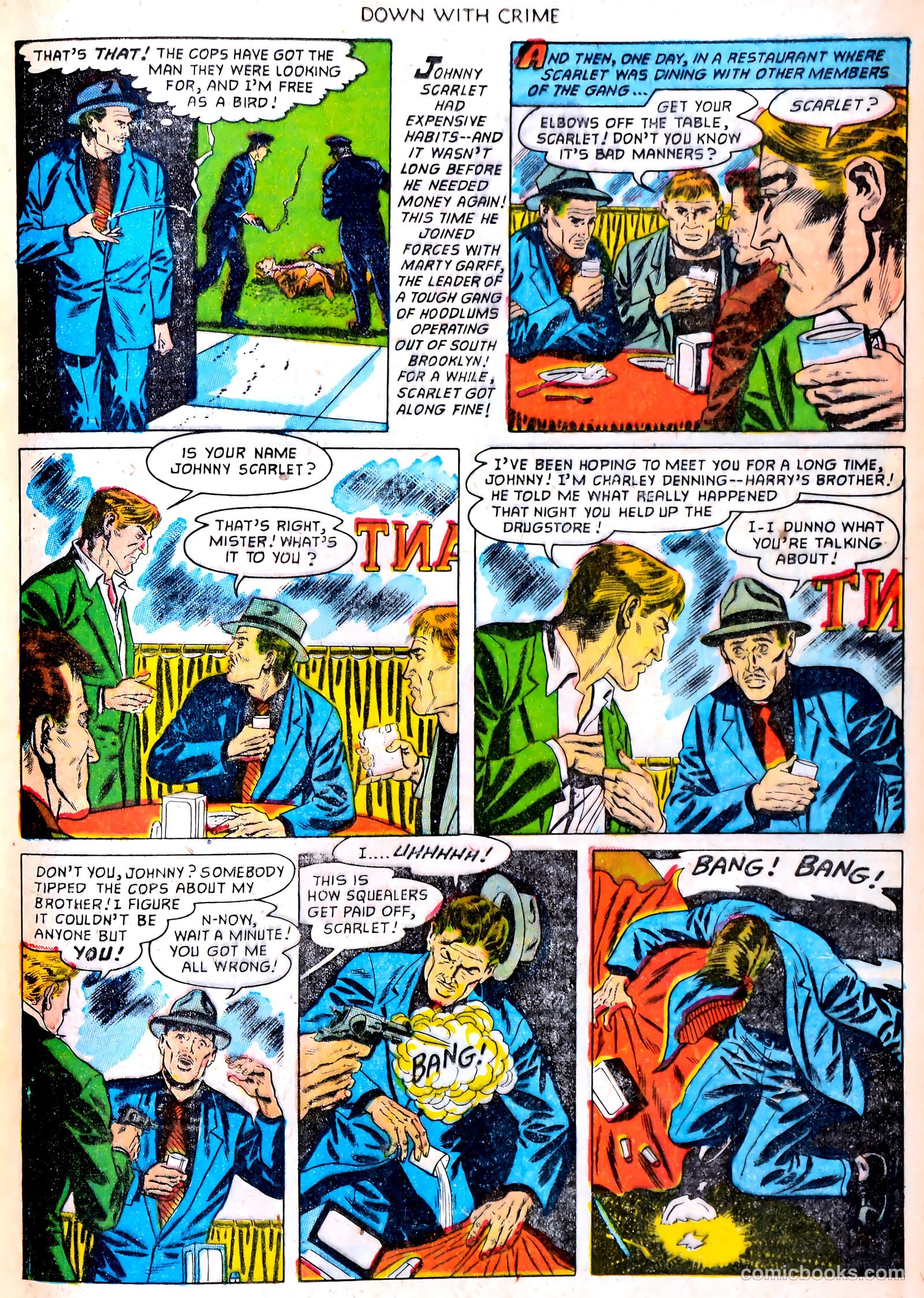 Down with Crime #6 (1952) — page 17 of 36