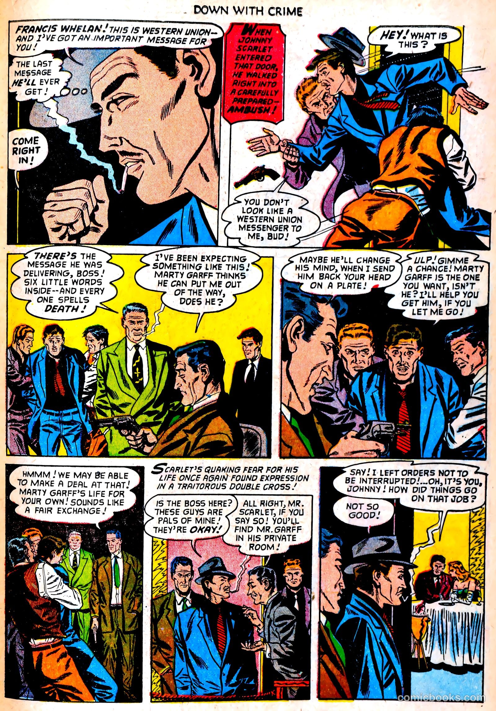 Down with Crime #6 (1952) — page 19 of 36