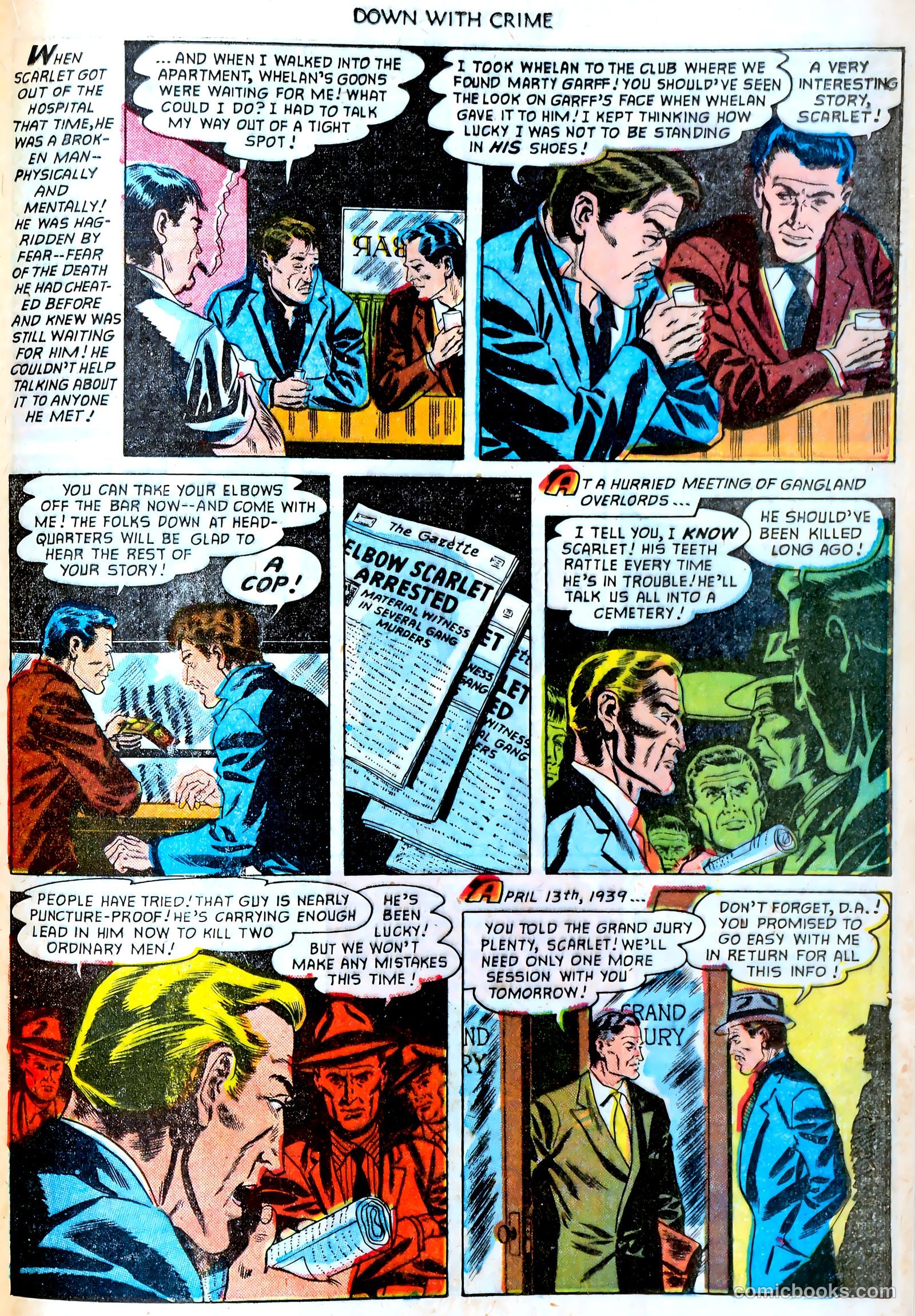 Down with Crime #6 (1952) — page 21 of 36