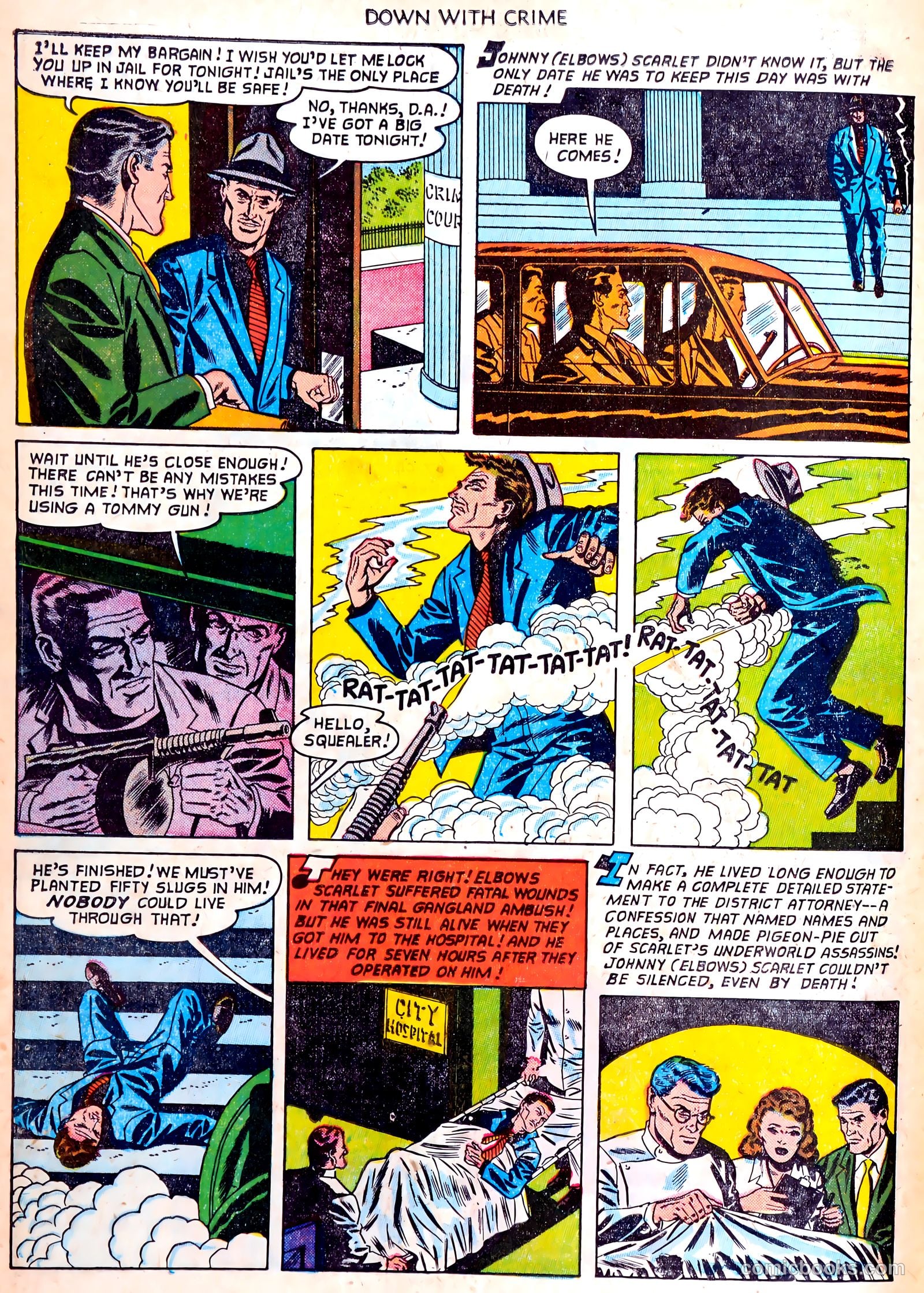 Down with Crime #6 (1952) — page 22 of 36